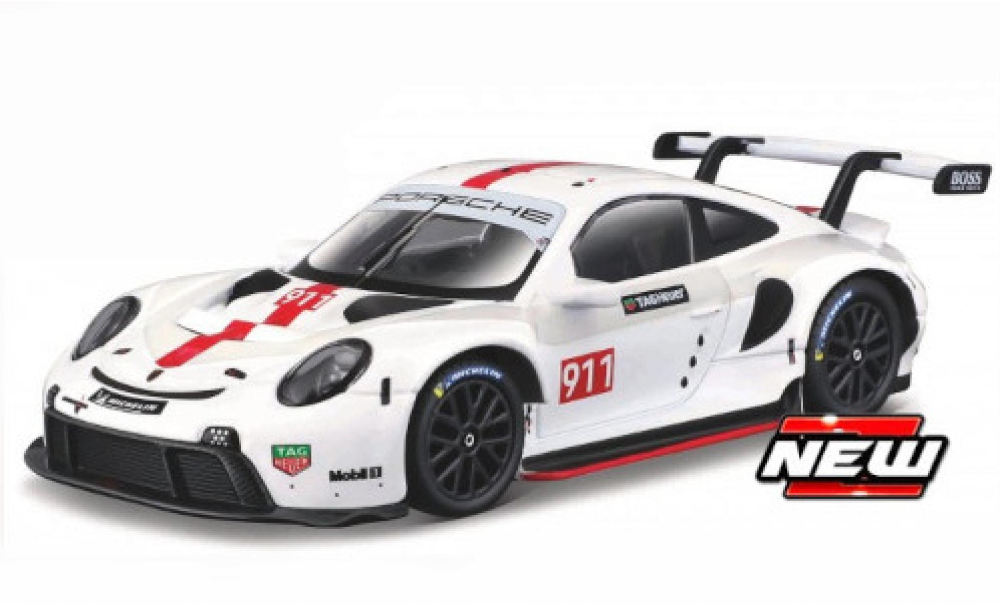 Porsche 911 1/43 Burago RSR GT modelauto