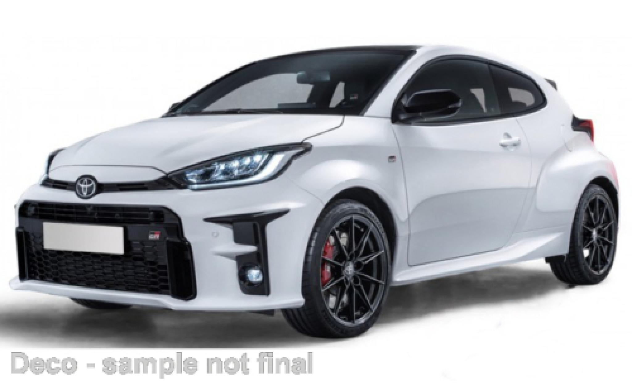 Toyota Yaris 1/43 Burago Bburago GR wit modelauto