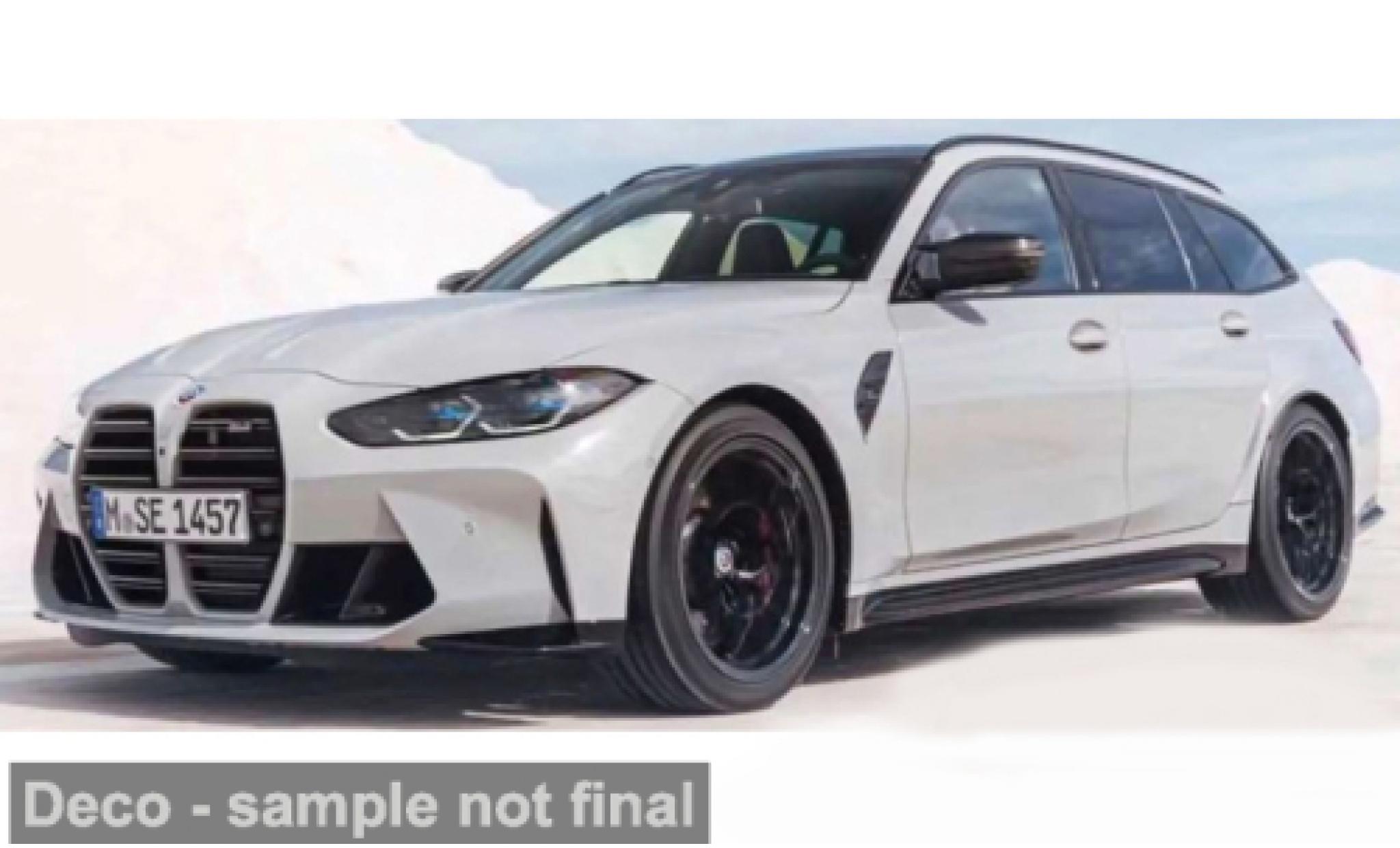 Bmw M3 1/24 Burago Bburago Touring grijs 2023 1/24 modelauto