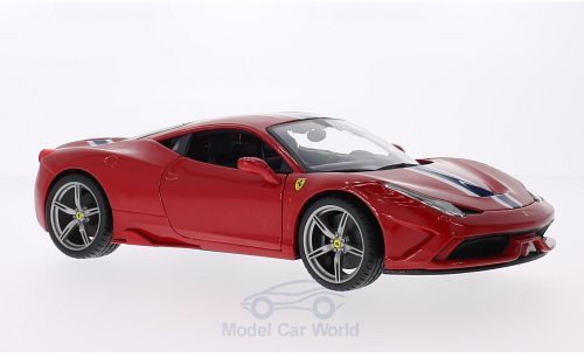 Ferrari 458 1/18 Burago Speciale rood modelauto