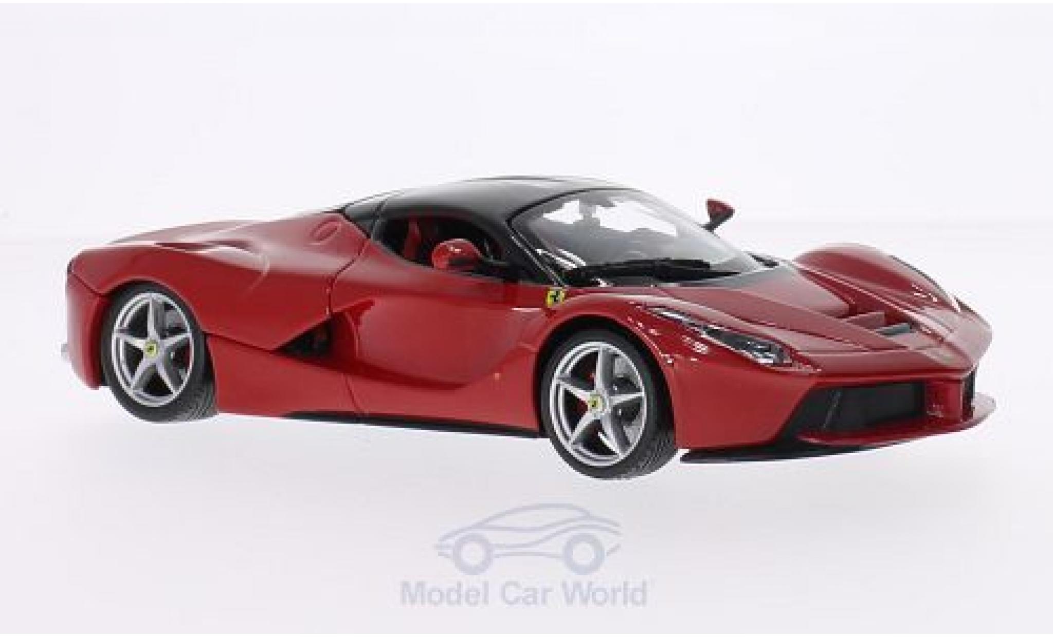 Ferrari LaFerrari 1/24 Burago La rood/zwart ohne Vitrine modelauto
