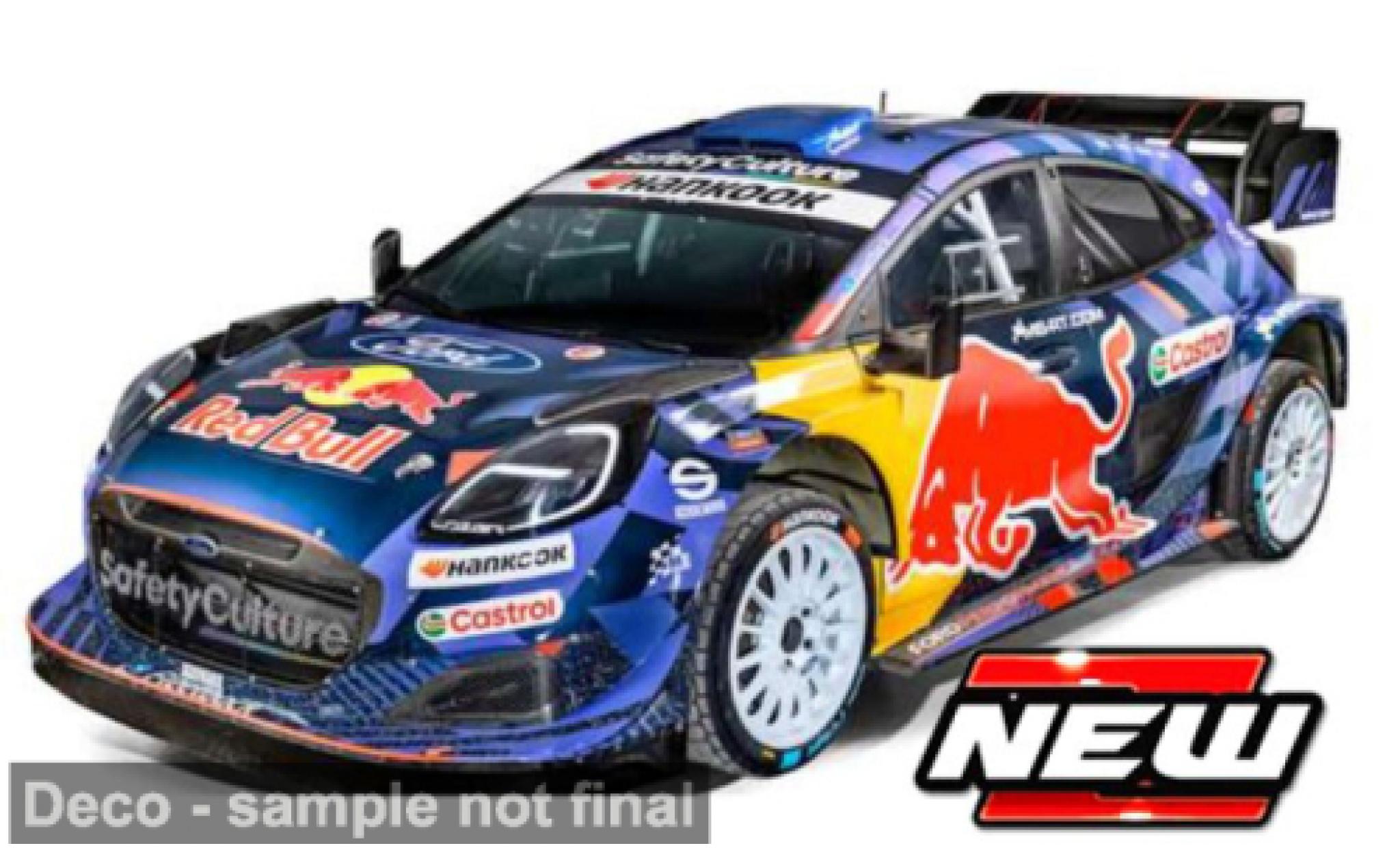 Ford Fiesta 1/43 Burago Bburago WRC 2025 M-Sport World Rally Team 1:43 modelauto