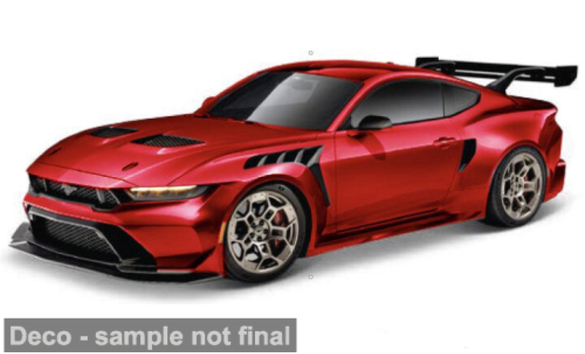 Ford Mustang 1/43 Burago Bburago GTD rood 2025 1:43 modelauto