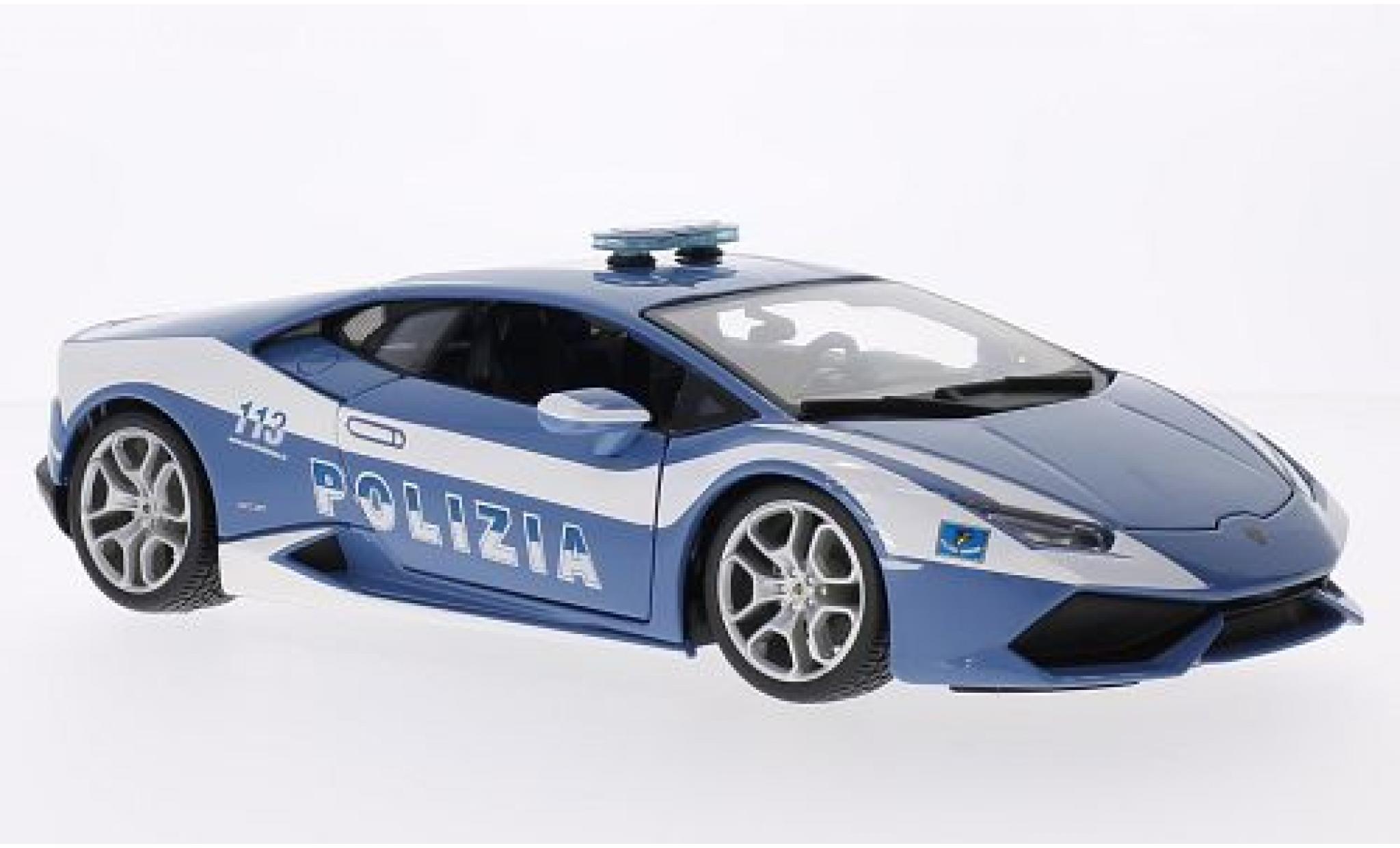 Lamborghini Huracan 1/18 Burago LP 610-4 Polizia modelauto