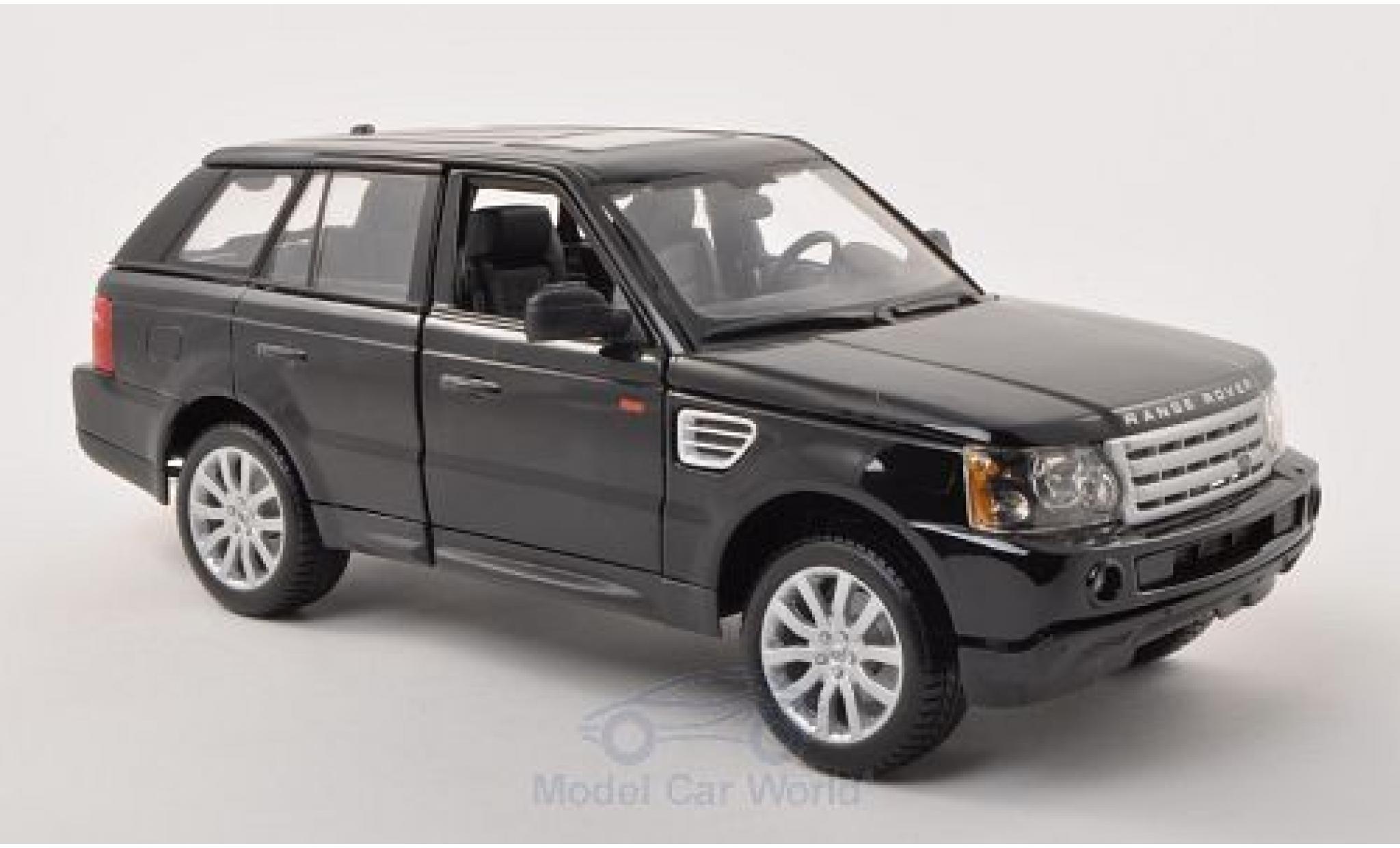 Land Rover Range Rover 1/18 Burago Sport zwart modelauto