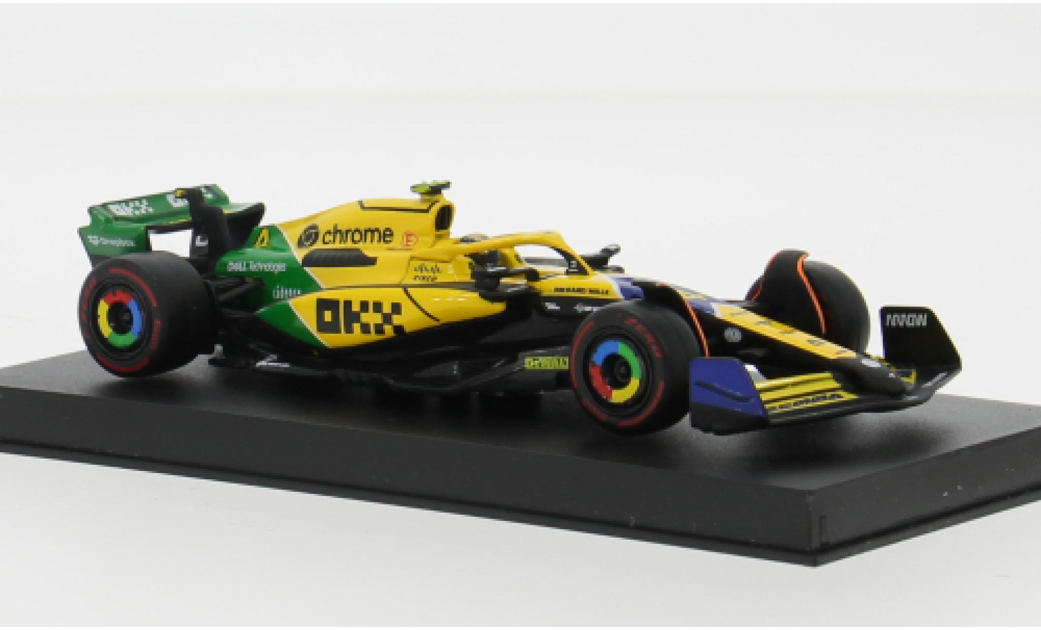 McLaren F1 1/43 Burago Bburago MCL38 No.4 Team Formel 1 GP Monaco 2024 1:43 modelauto