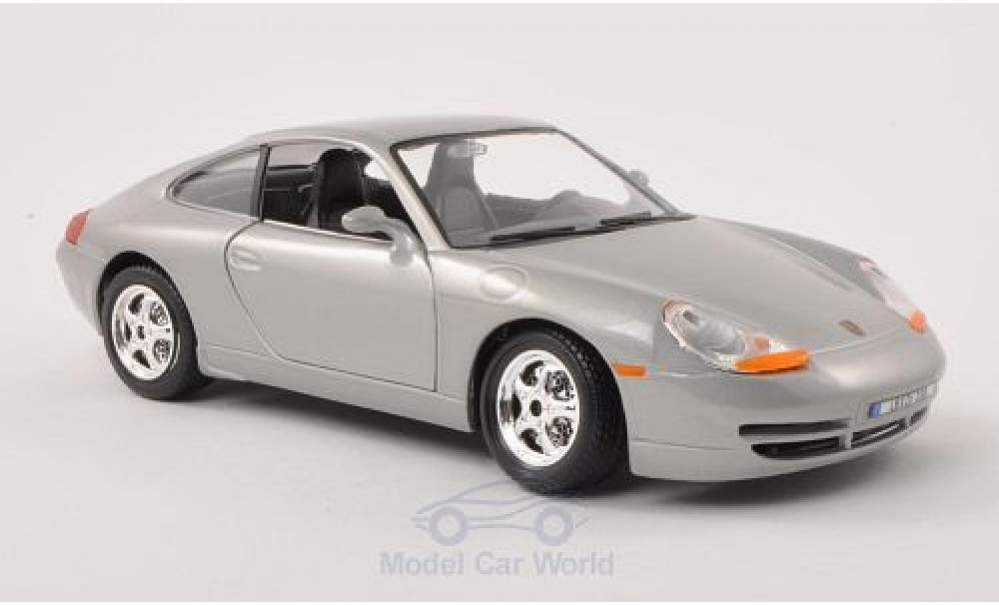 Porsche 996 SC 1/24 Burago 911 () Carrera grijs modelauto