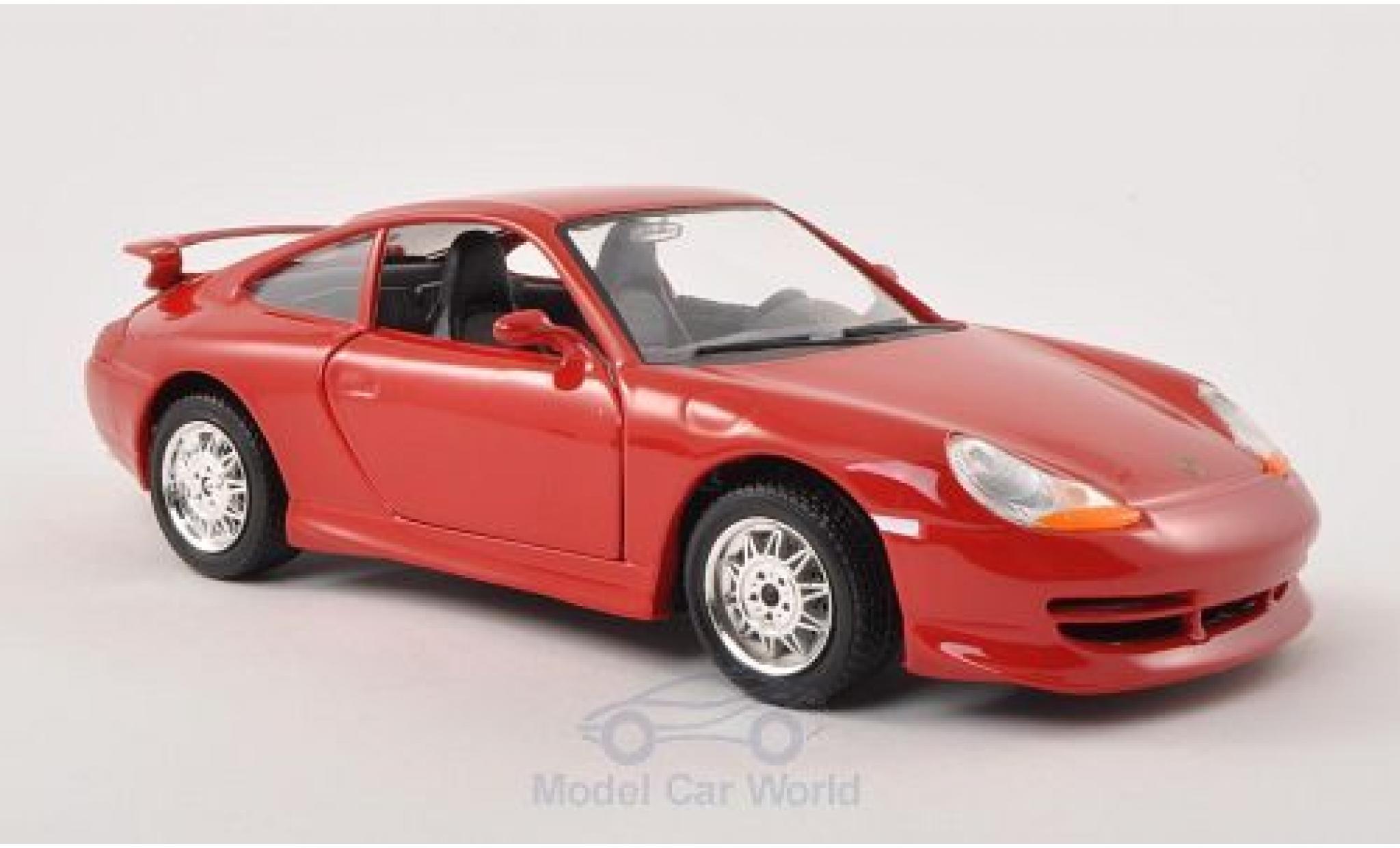 Porsche 996 GT3 1/24 Burago 911 () GT3 rood modelauto