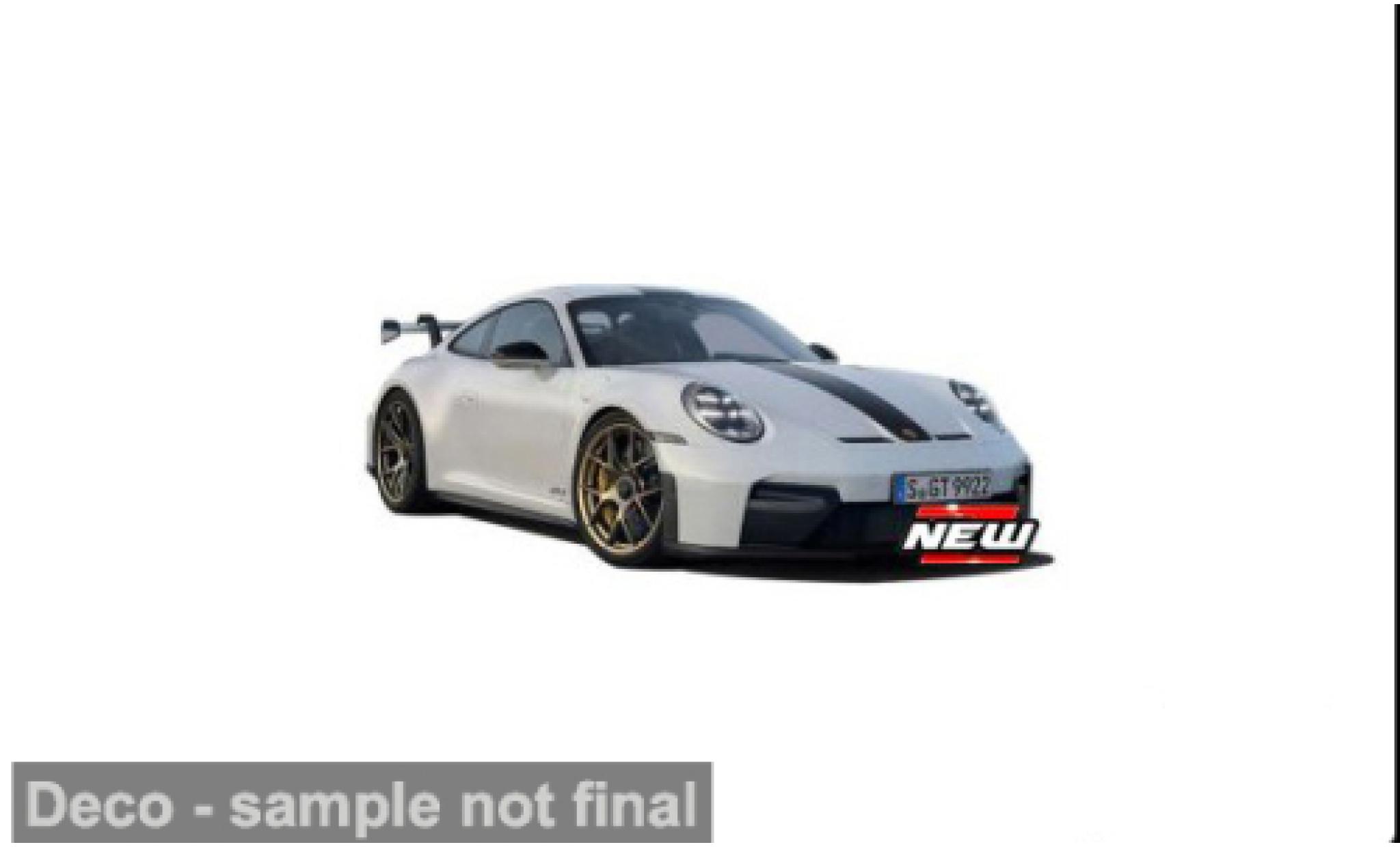 Porsche 911 1/43 Burago Bburago GT3 grijs 2025 1:43 modelauto