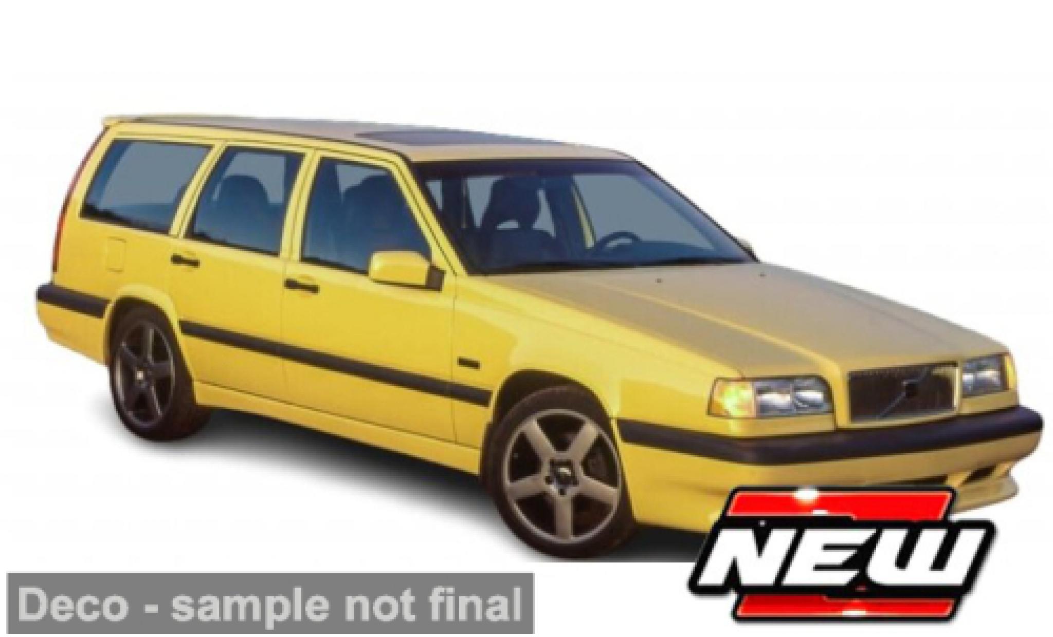 Volvo 850 1/24 Burago Bburago T-5 Estate geel 1:24 modelauto