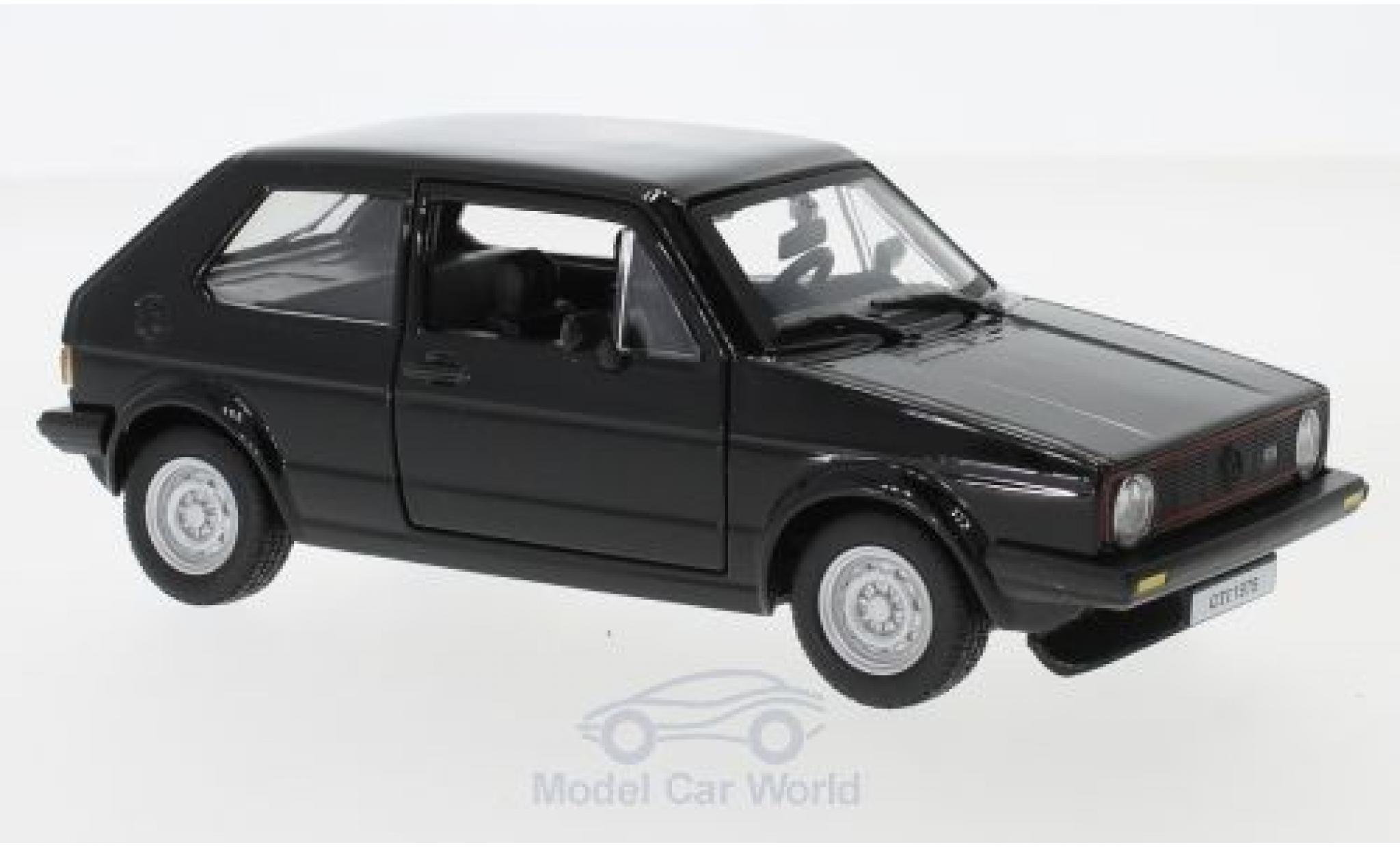 Volkswagen Golf V 1/24 Burago MKI GTI zwart 1979 modelauto