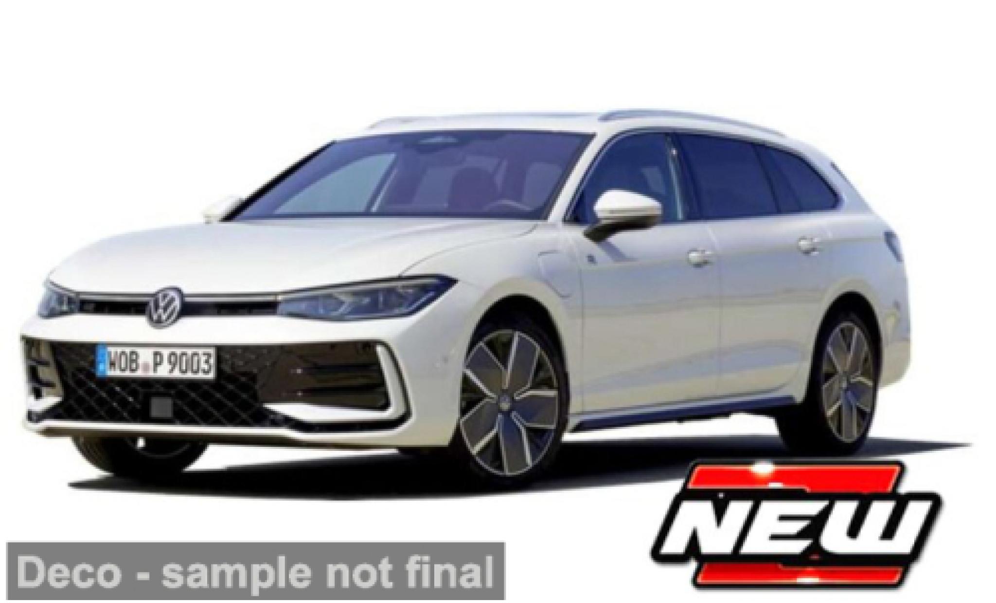 Volkswagen Passat 1/43 Burago Bburago Variant B9 wit 2024 1:43 modelauto