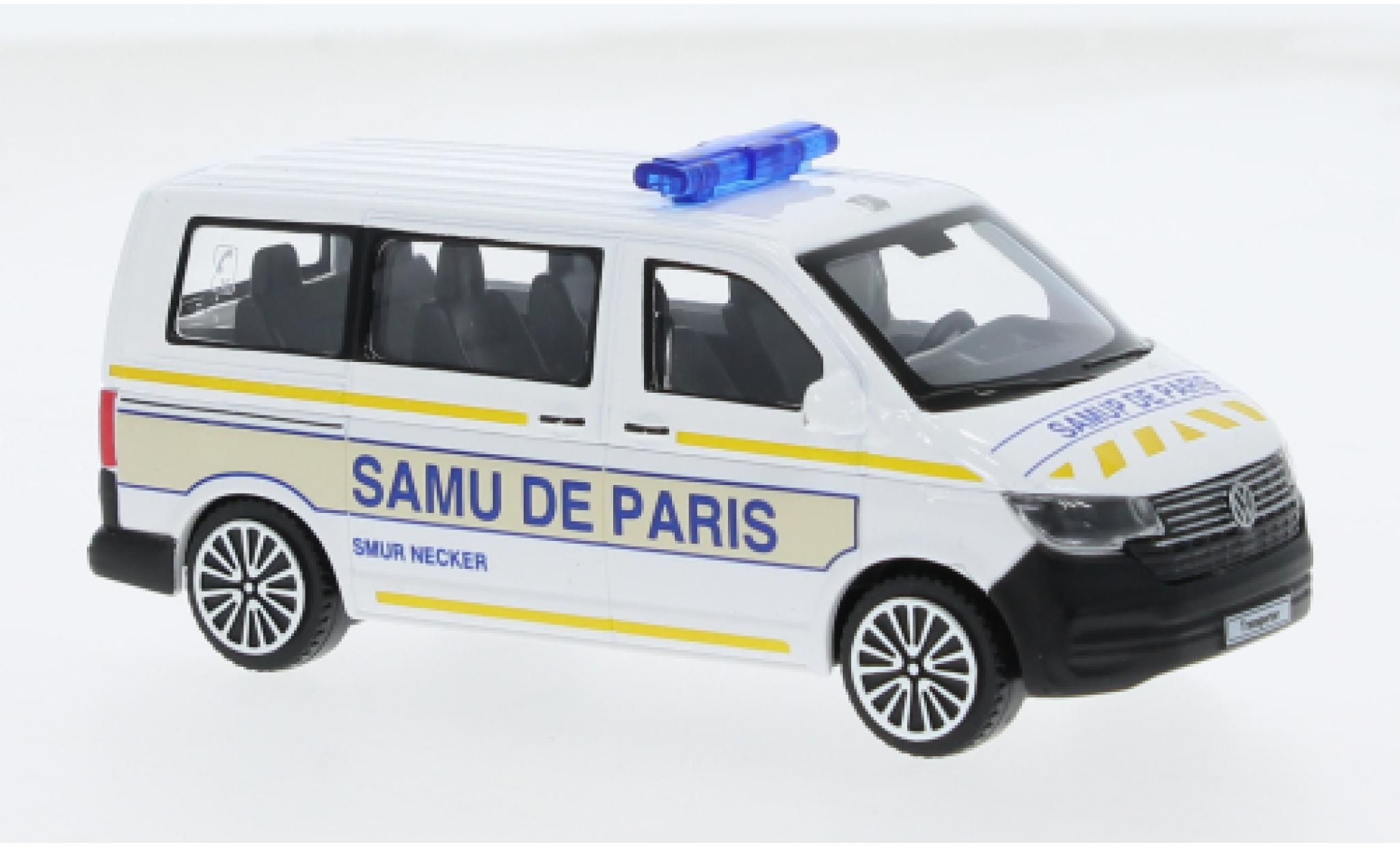 Volkswagen T6 1/43 Burago Bburago .1 Bus Samu de Paris (FR) 1:43 modelauto