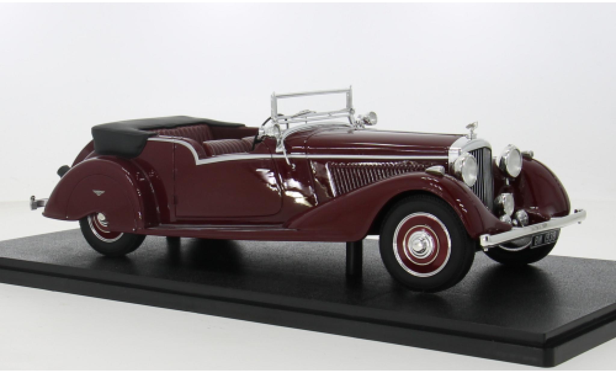 Bentley 4.5 1/18 Cult Scale Models 4.25 L Vanden Plas Tourer rood 1938 1:18 modelauto
