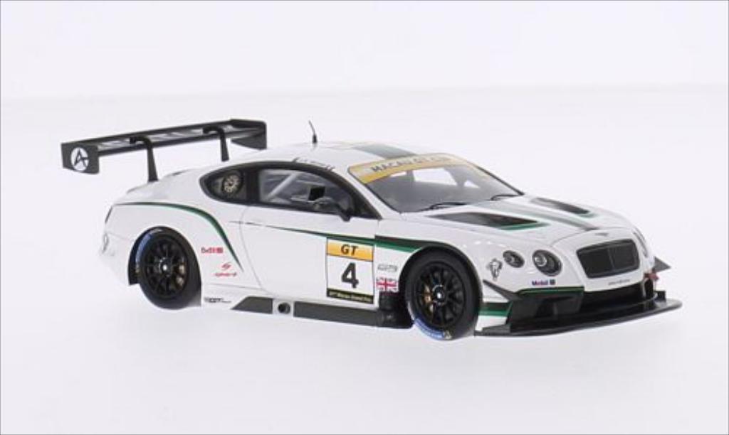 Bentley Continental 1/43 Spark GT3 RHD No.4 Absolute Racing GT Cup GP Macau 2014 modelauto