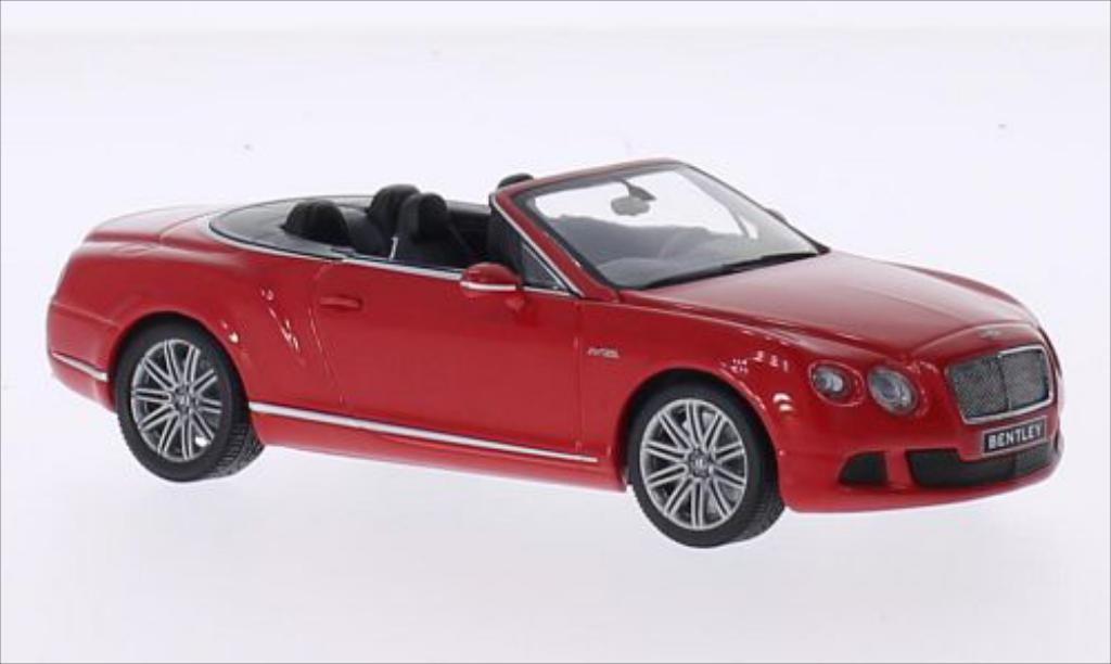 Bentley Continental GTC 1/43 Minichamps GTC Speed rood 2012 modelauto