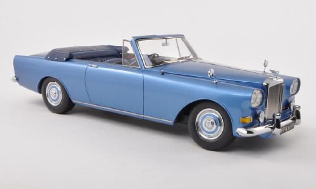 Bentley Continental SIII 1/18 Neo SIII Mulliner Park Ward DHC blauw RHD modelauto