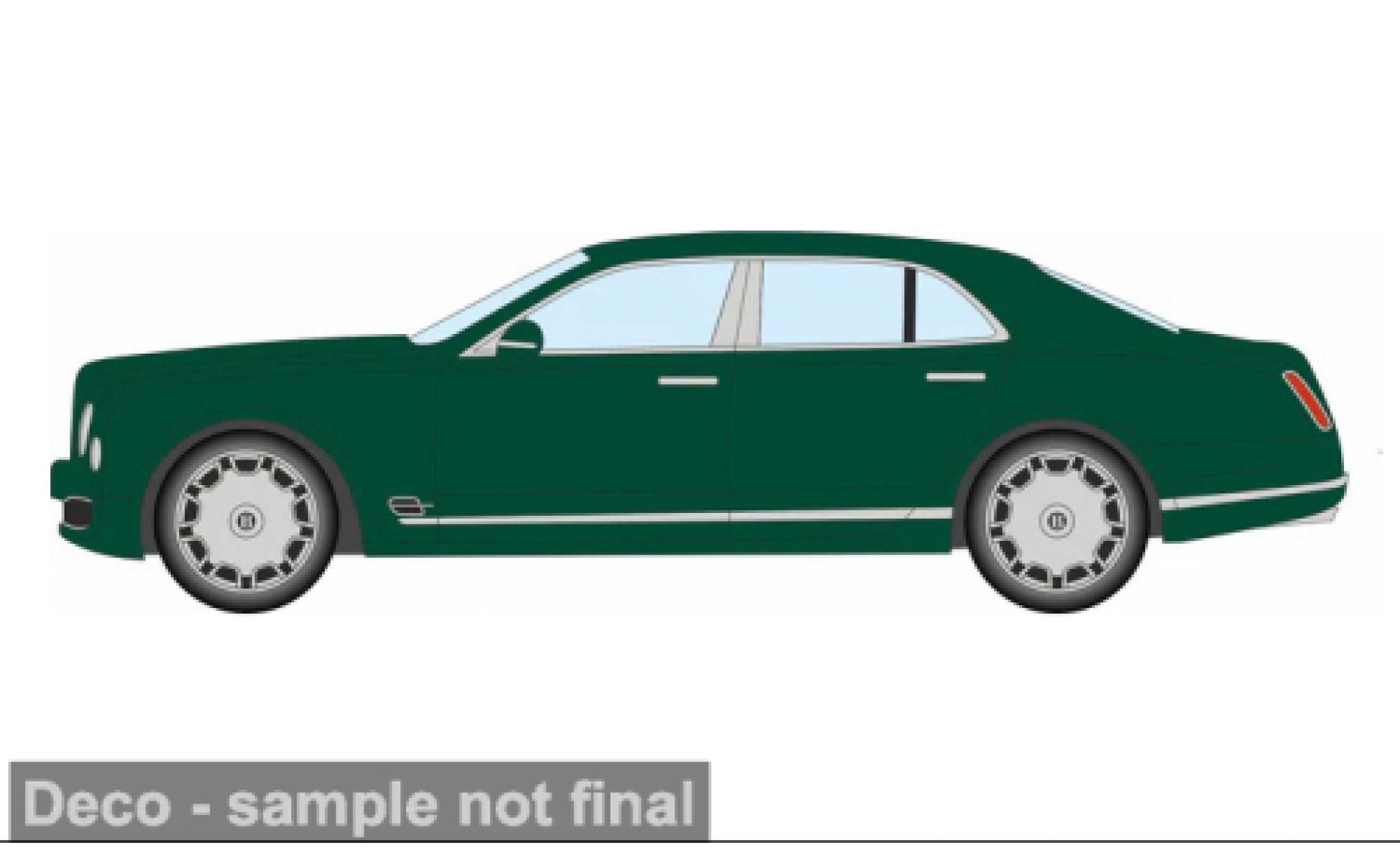 Bentley Mulsanne 1/76 Oxford groen 1:76 modelauto