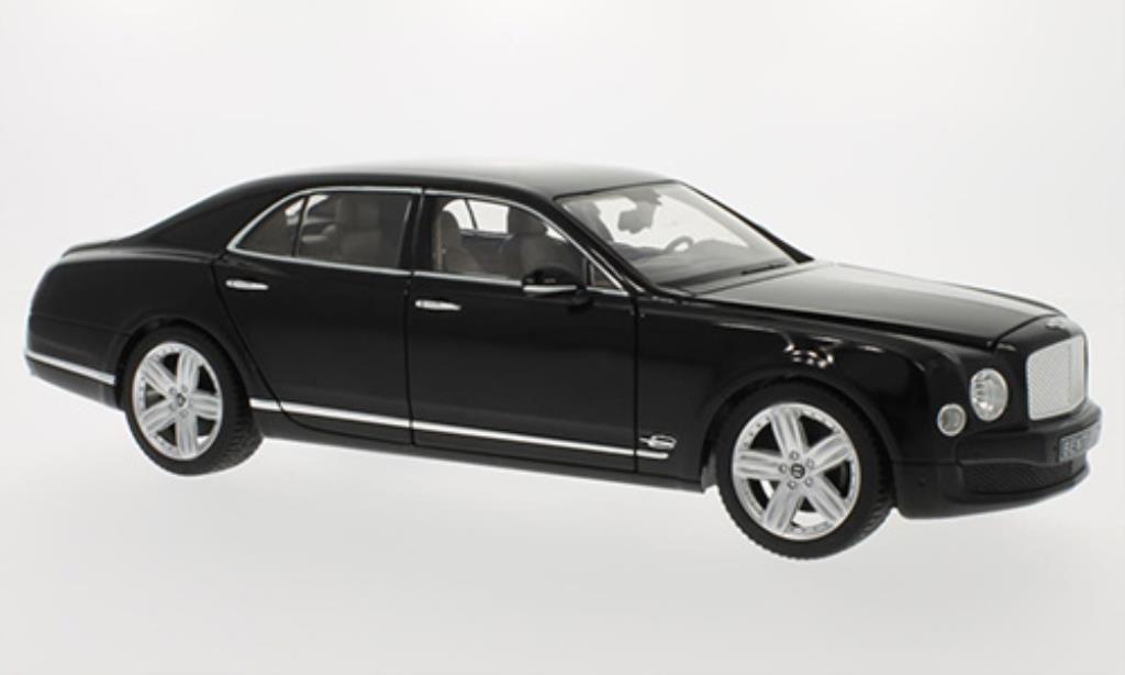 Bentley Mulsanne 1/18 Rastar zwart LHD modelauto