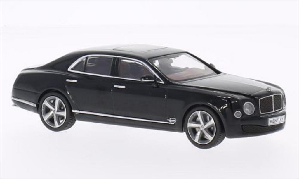 Bentley Mulsanne 1/43 Kyosho Speed metallic zwart modelauto