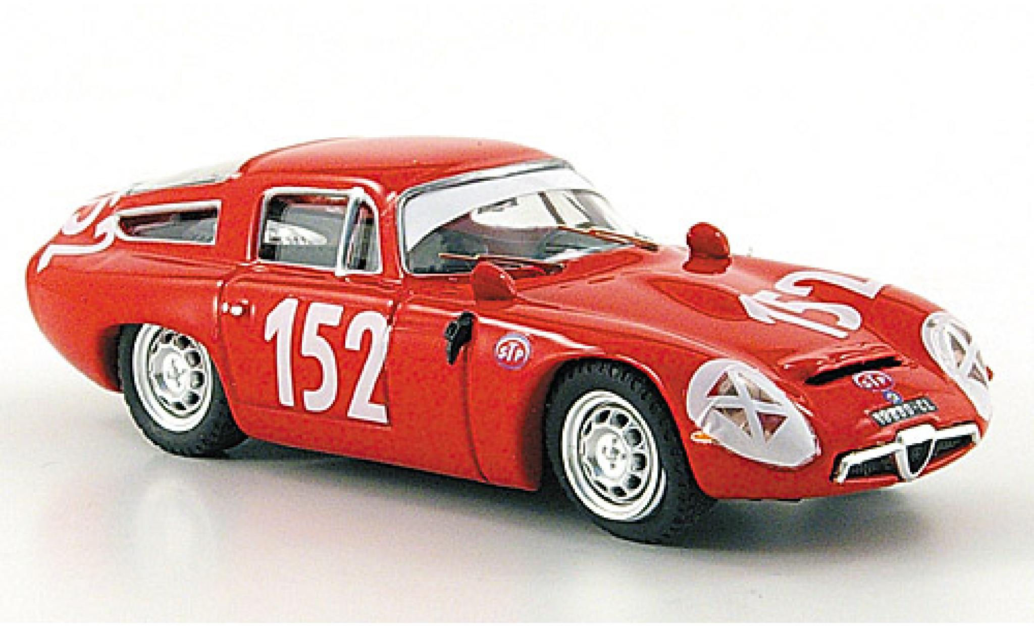 Alfa Romeo TZ1 1/43 Best TZ 1 No.152 Targa Florio 1970 modelauto