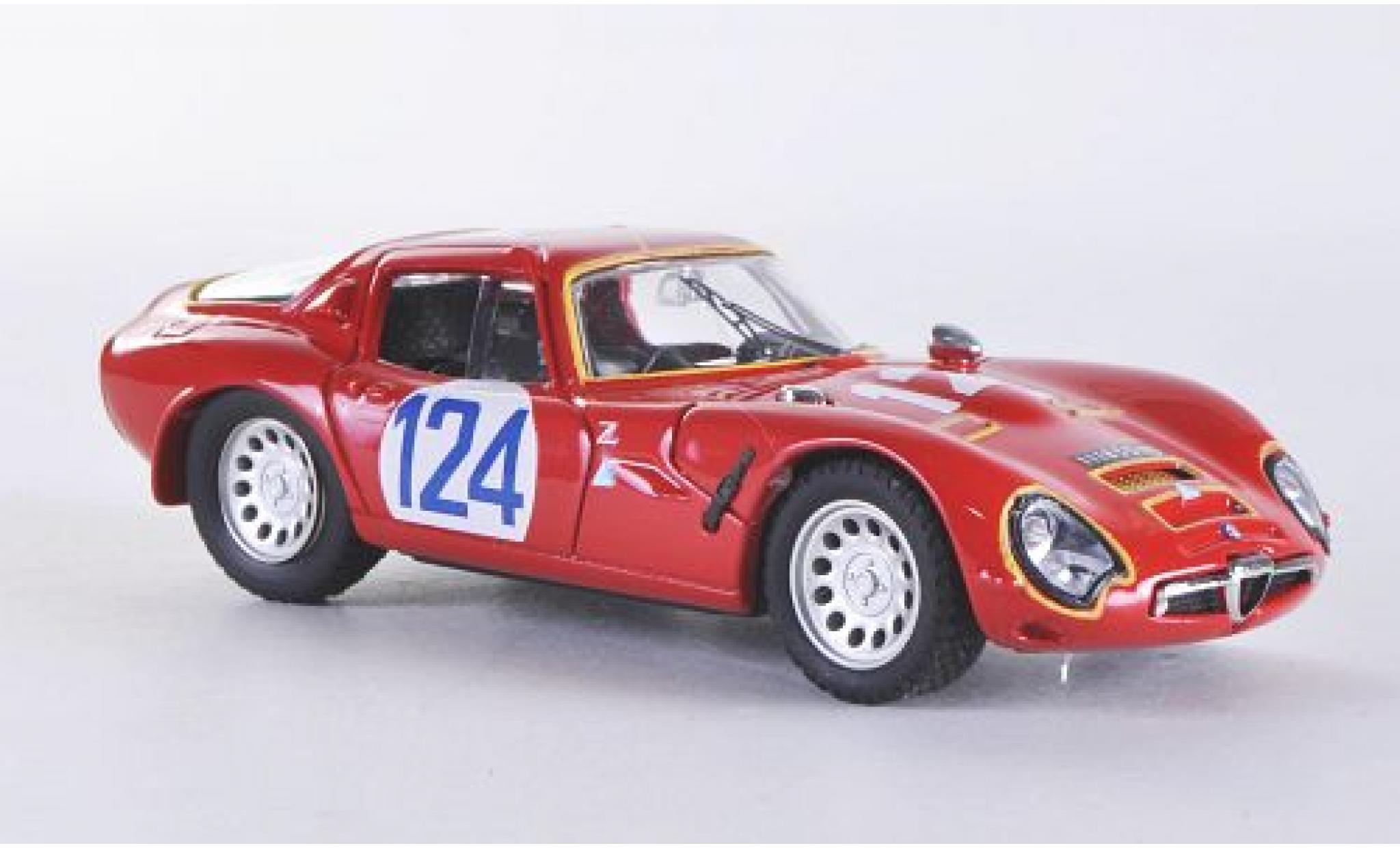 Alfa Romeo TZ2 1/43 Best TZ 2 No.124 Targa Florio 1967 modelauto