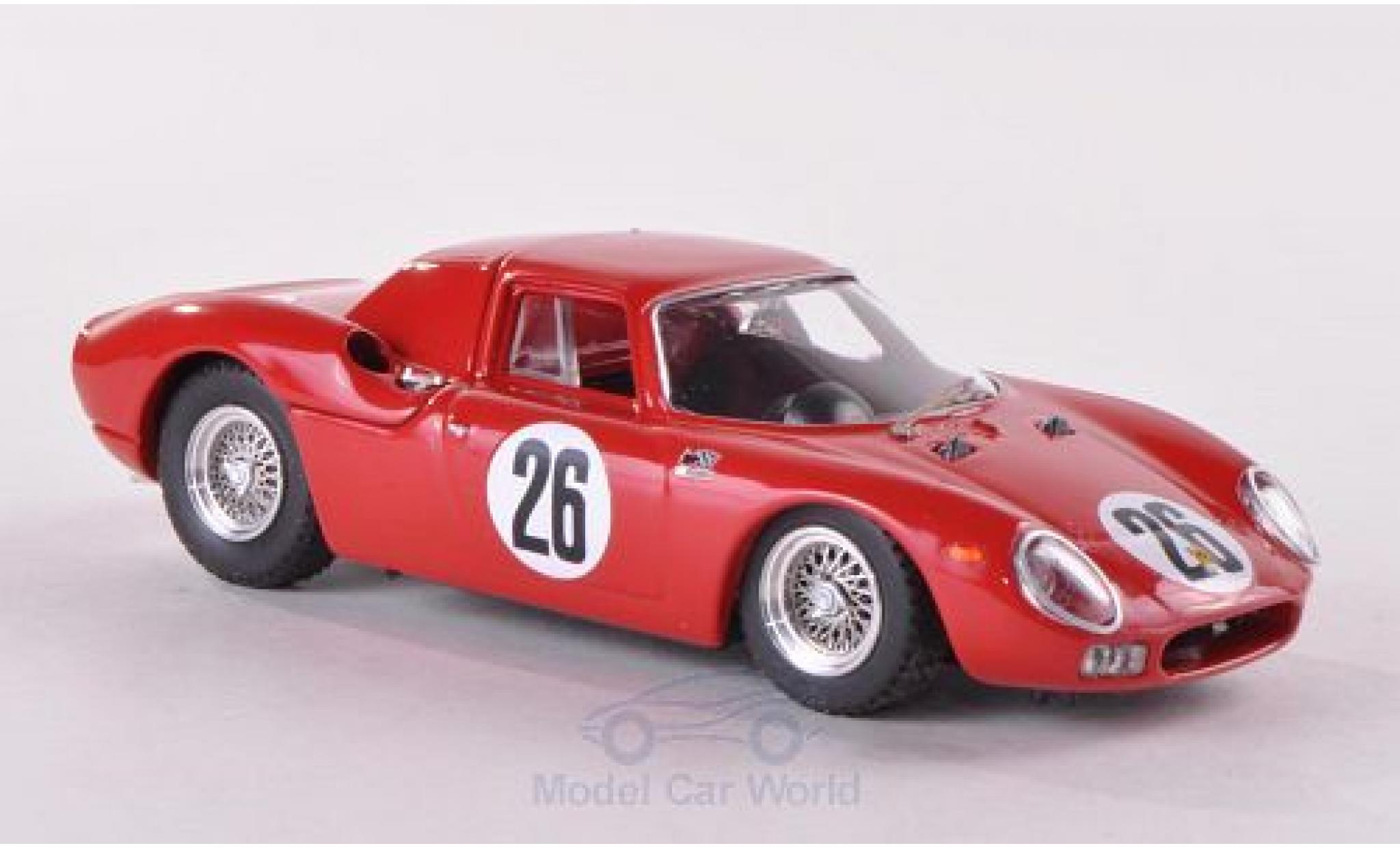 Ferrari 250 P 1/43 Best LM No.26 1000km Paris 1966 Parkes modelauto