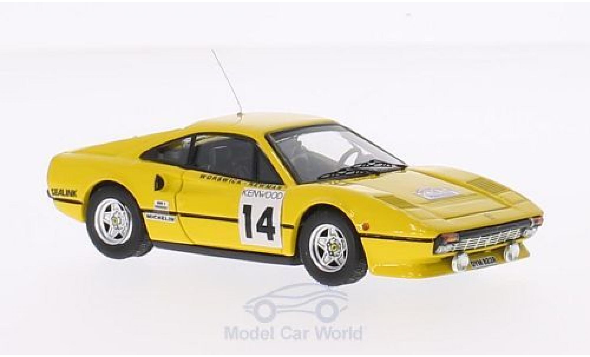 Ferrari 308 GTB 1/43 Best GTB No.14 Tour de France 1985 T.Worswick/S.Newman modelauto