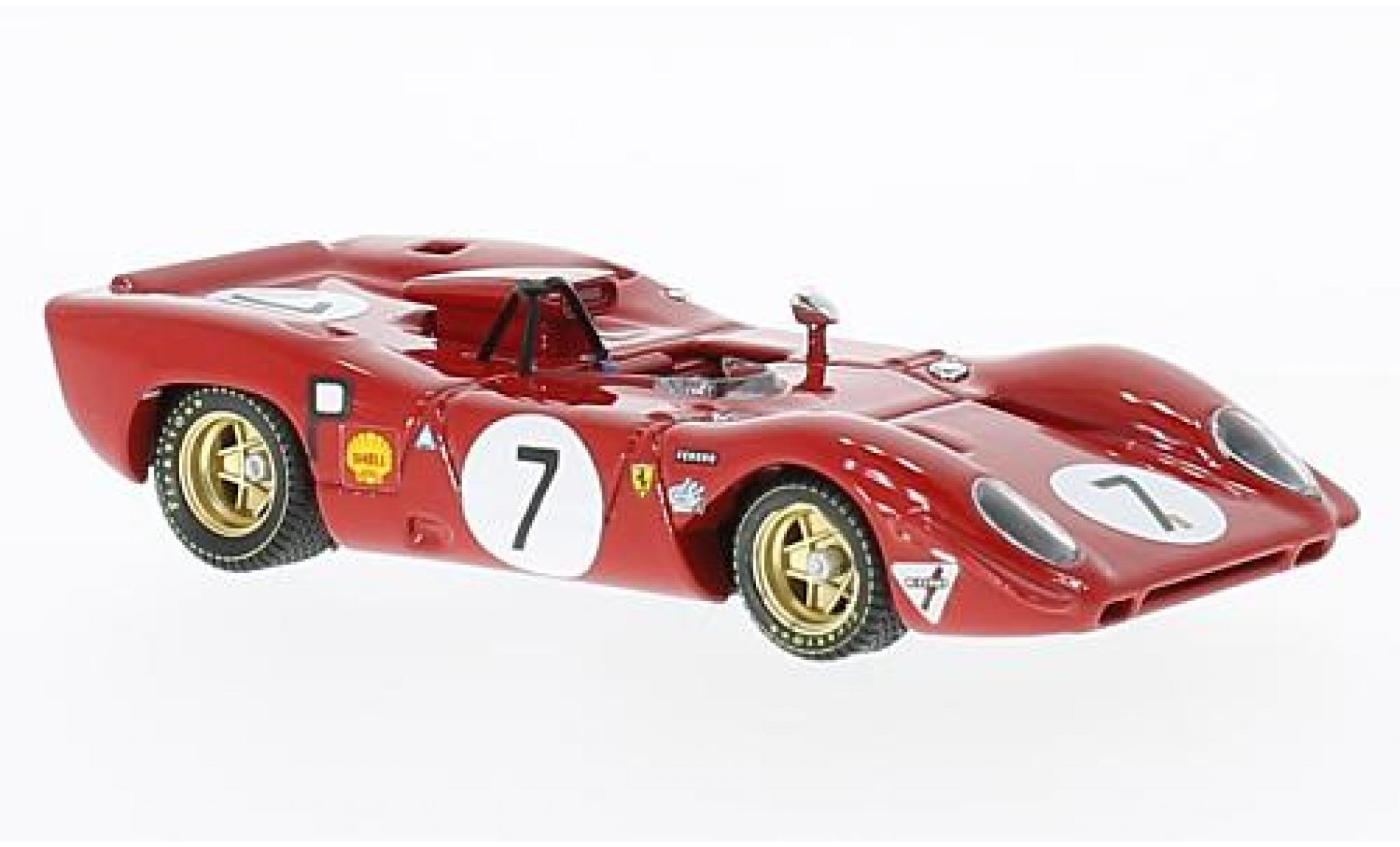 Ferrari 312 1/43 Best P Spyder No.7 1000 Km N&uuml;rburgring 1969 P.Rodriguez/C.Amon modelauto