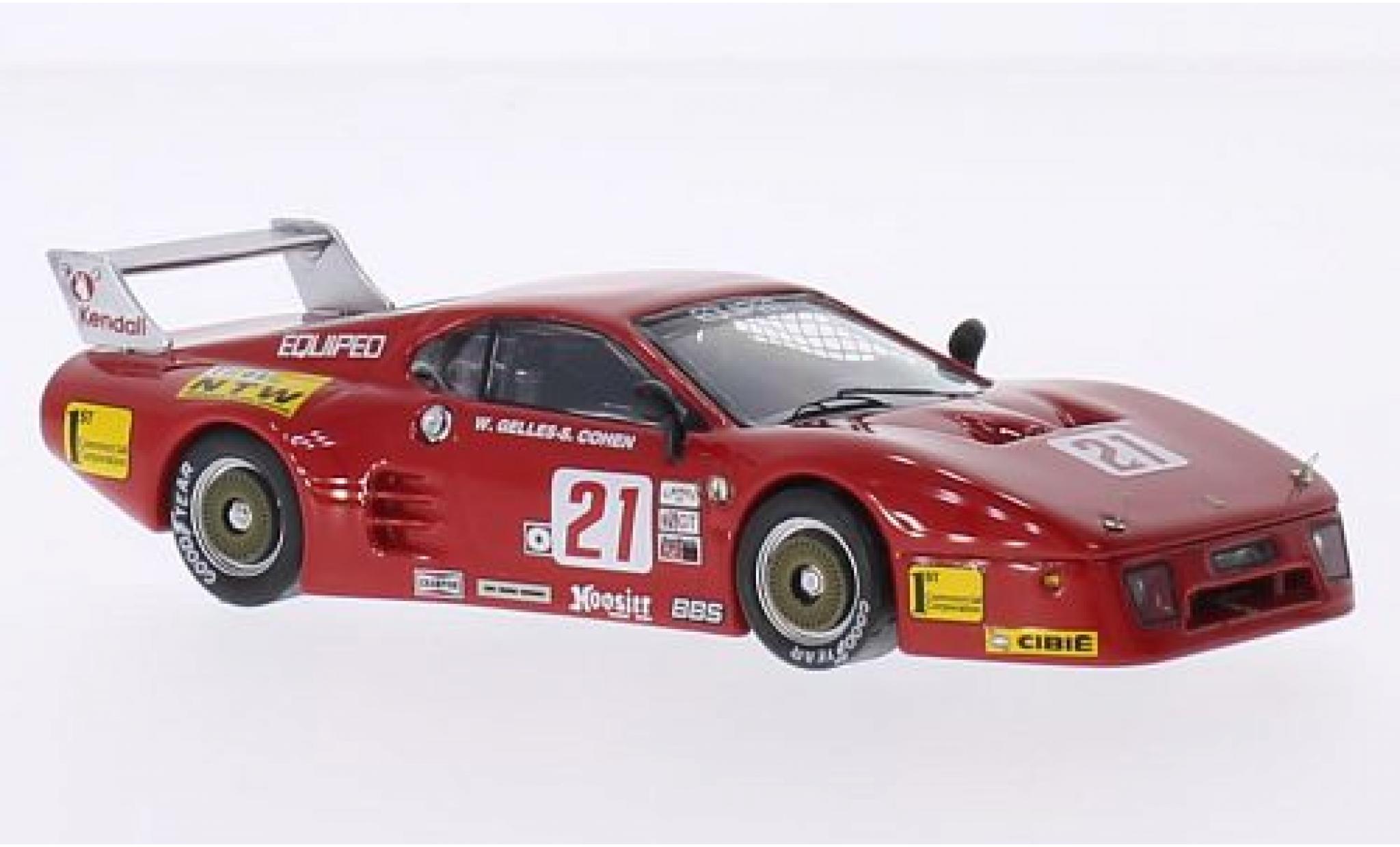 Ferrari 512 1/43 Best BB LM No.21 Lime Rock Park 1984 S.Cohen/W.Gelles modelauto