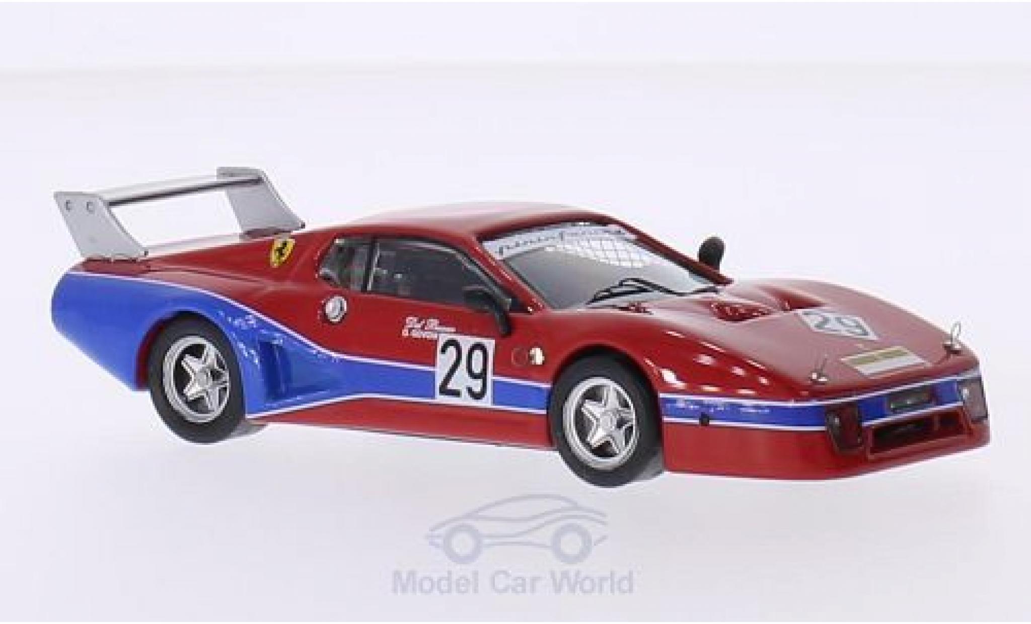 Ferrari 512 1/43 Best BB LM No.29 Scuderia Mugello 1981 G.Del Buono/O.Govoni modelauto