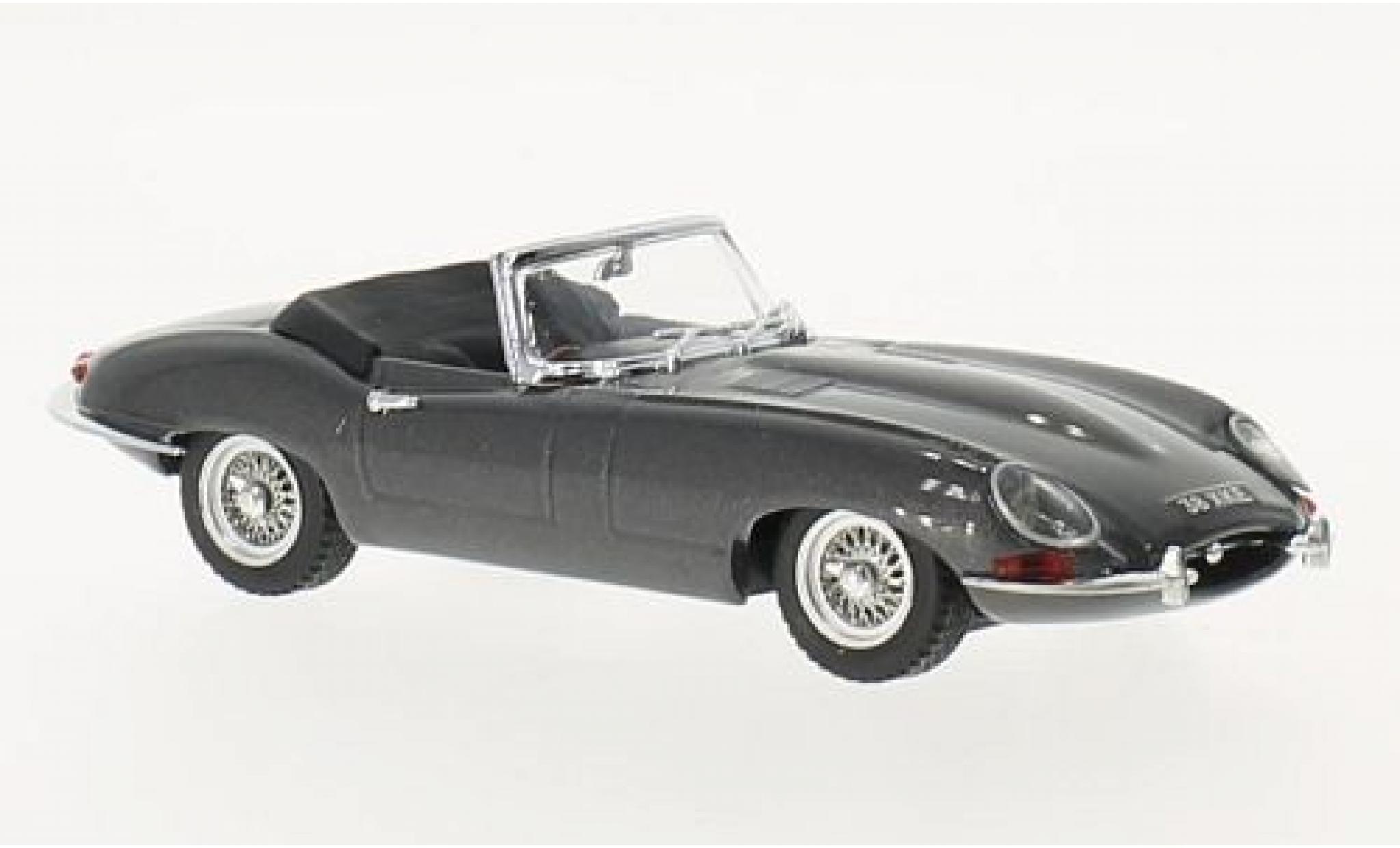 Jaguar E-Type 1/43 Best Spyder metallic grijs modelauto