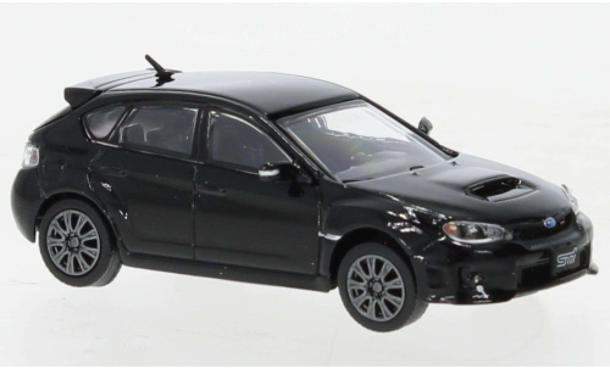 Subaru Impreza 1/64 BM Creations WRX zwart 2009 modelauto
