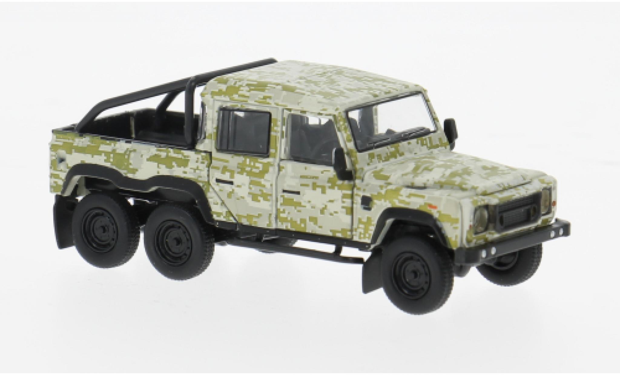Land Rover Defender 1/64 BM Creations 110 groen 2016 1:64 modelauto
