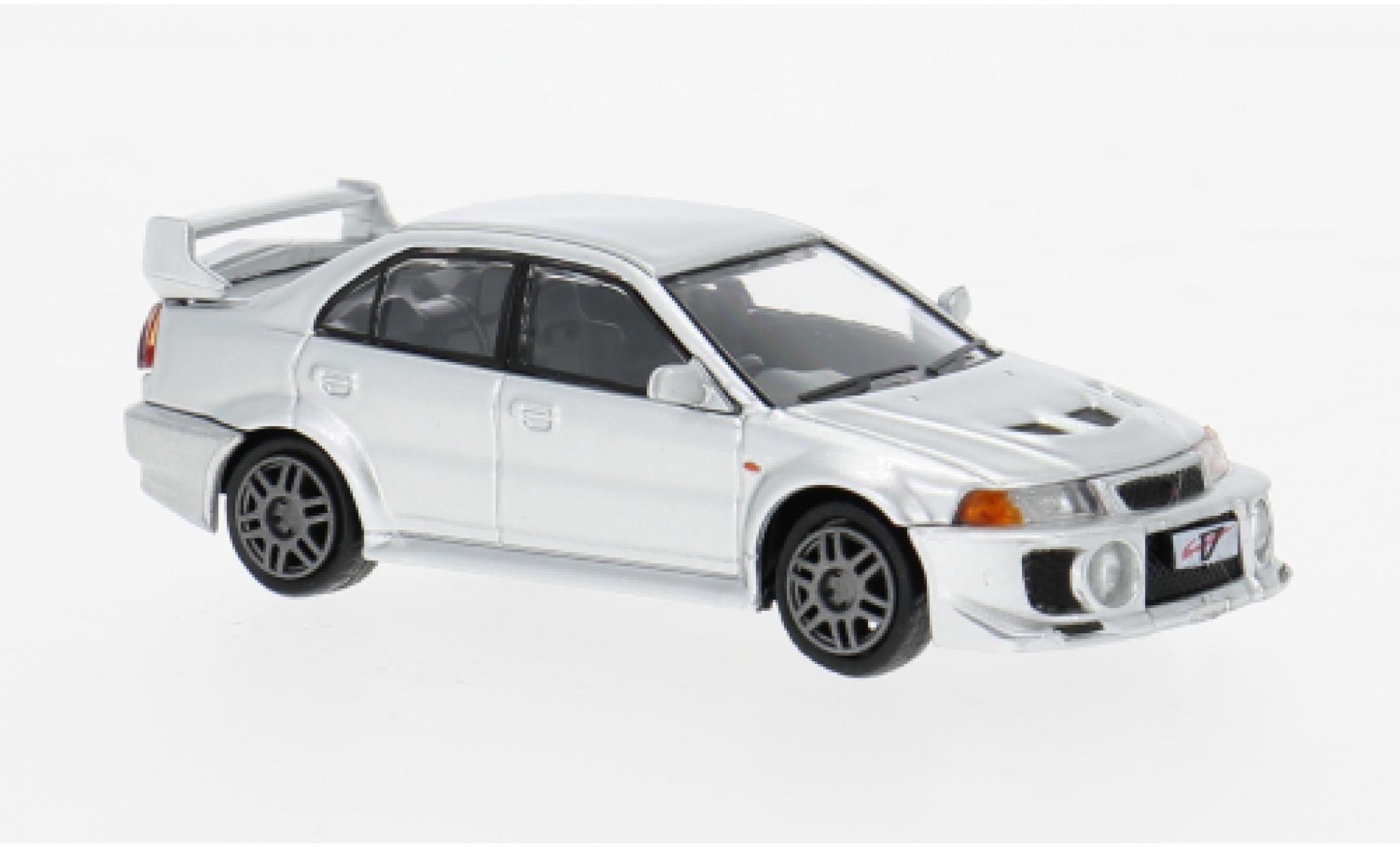 Mitsubishi Lancer 1/64 BM Creations EVO V grijs 1:64 modelauto