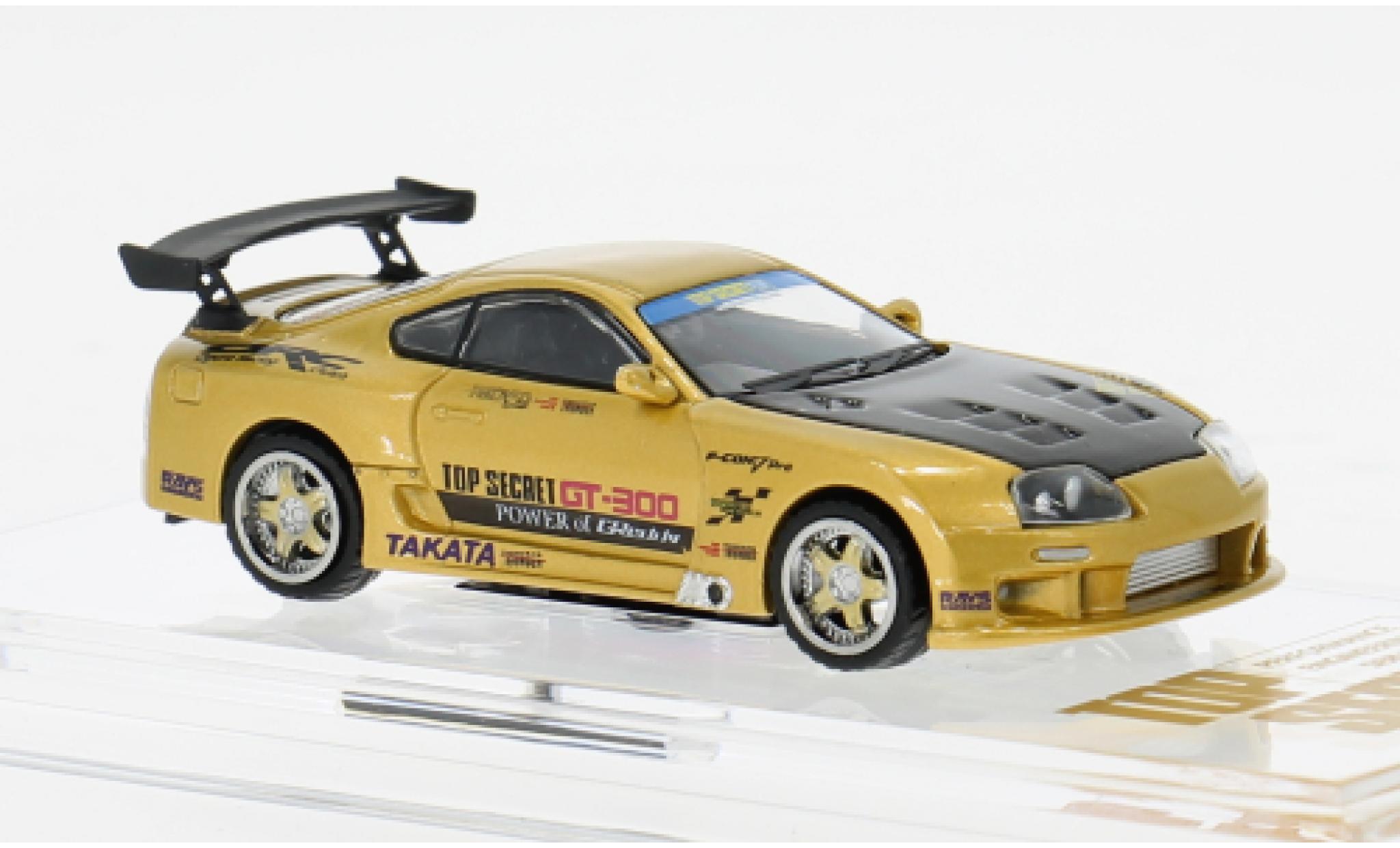 Toyota Supra 1/64 BM Creations (JZA80) Top Secret gold 1:64 modelauto