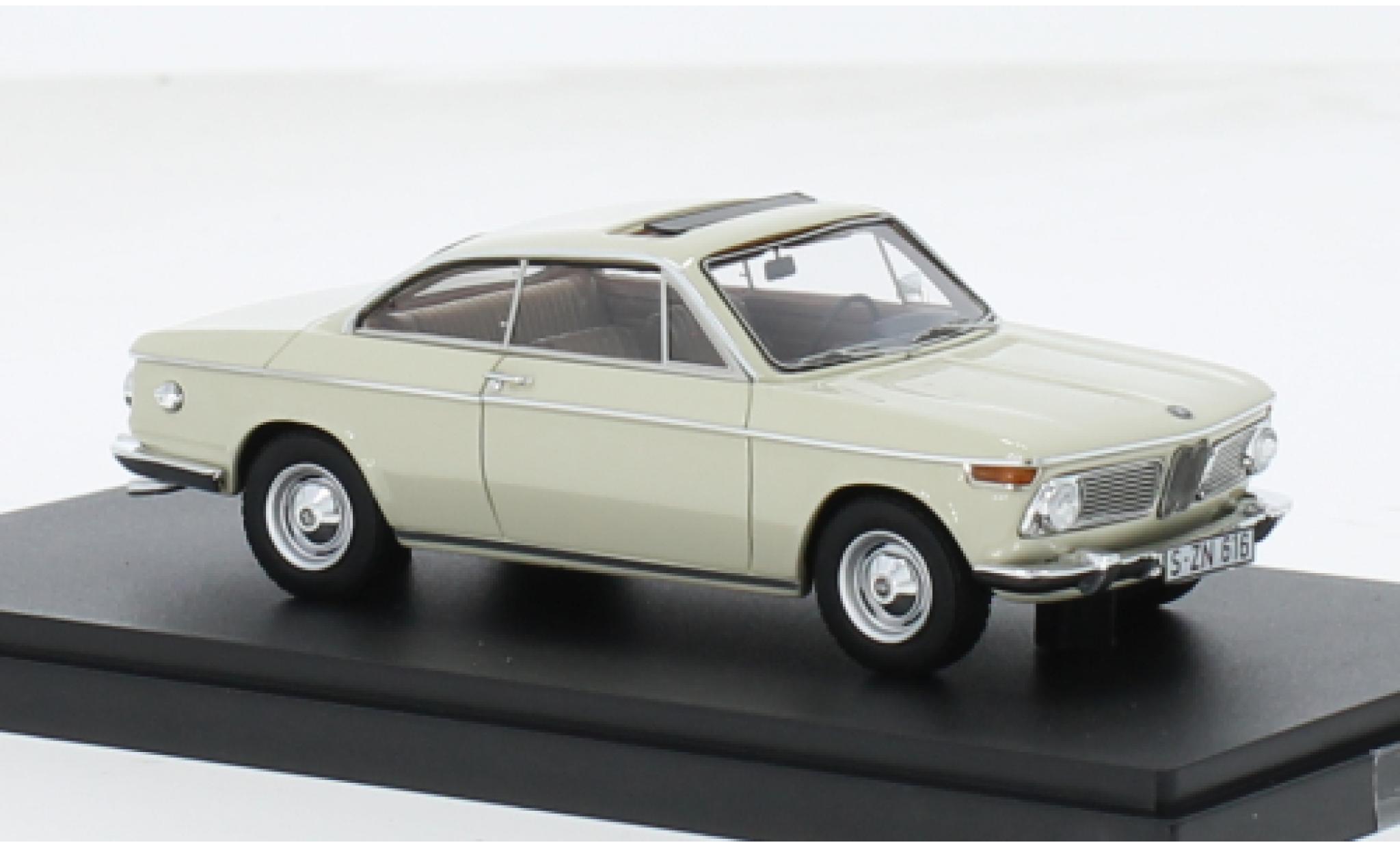 Bmw 1600 1/43 Matrix -2 Baur Coupe beige 1:43 modelauto