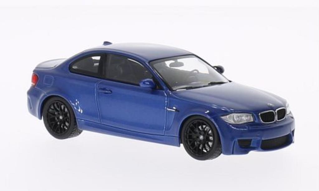 Bmw 1M 1/43 Minichamps M Coupe /E82) blauw 2011 modelauto