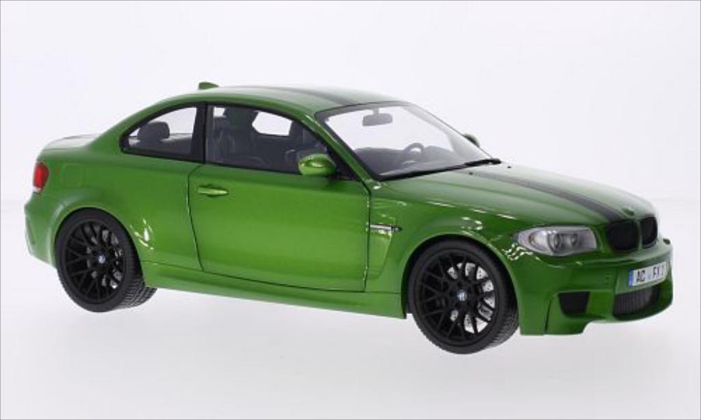 Bmw 1M 1/18 Minichamps Coupe metallic grun/Dekor 2011 E82 modelauto