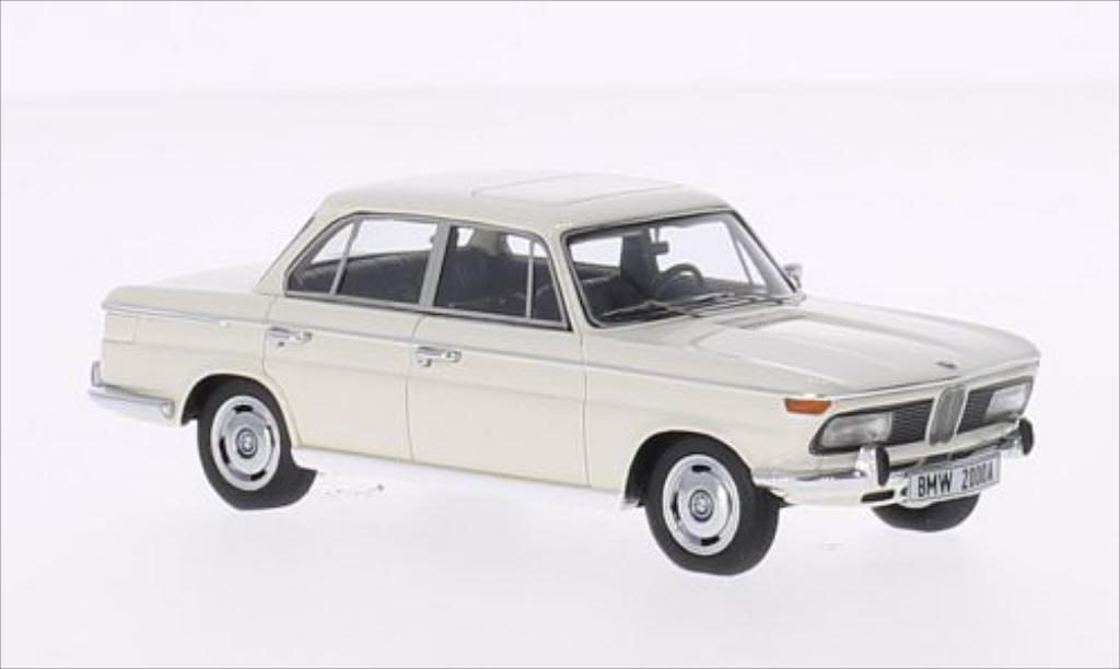Bmw 2000 A 1/43 Minichamps A A wit 1962 modelauto