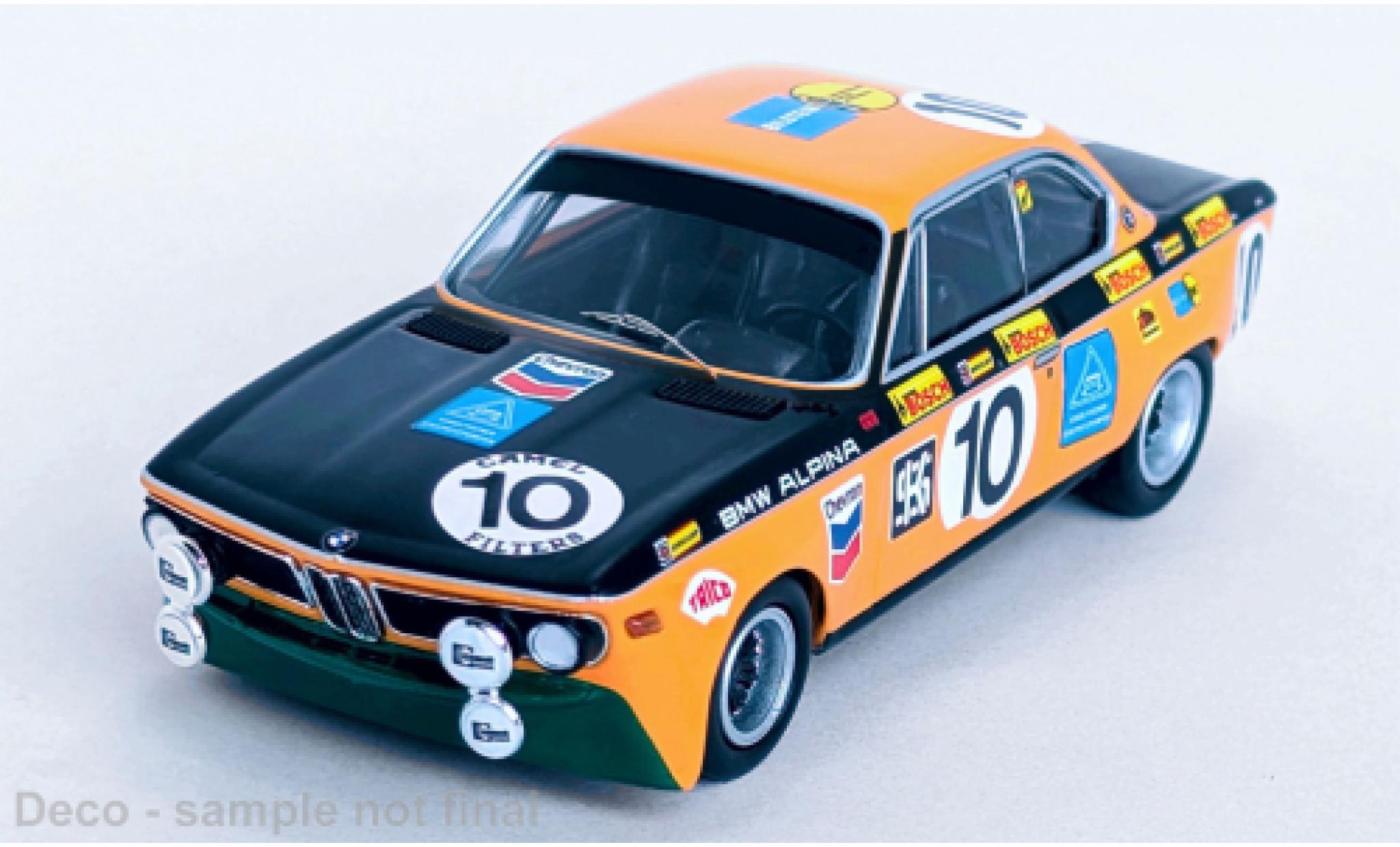 Bmw 2800 1/43 Trofeu CS 24h Spa 1971 #10 N.Lauda/G.Larrousse 1:43 modelauto