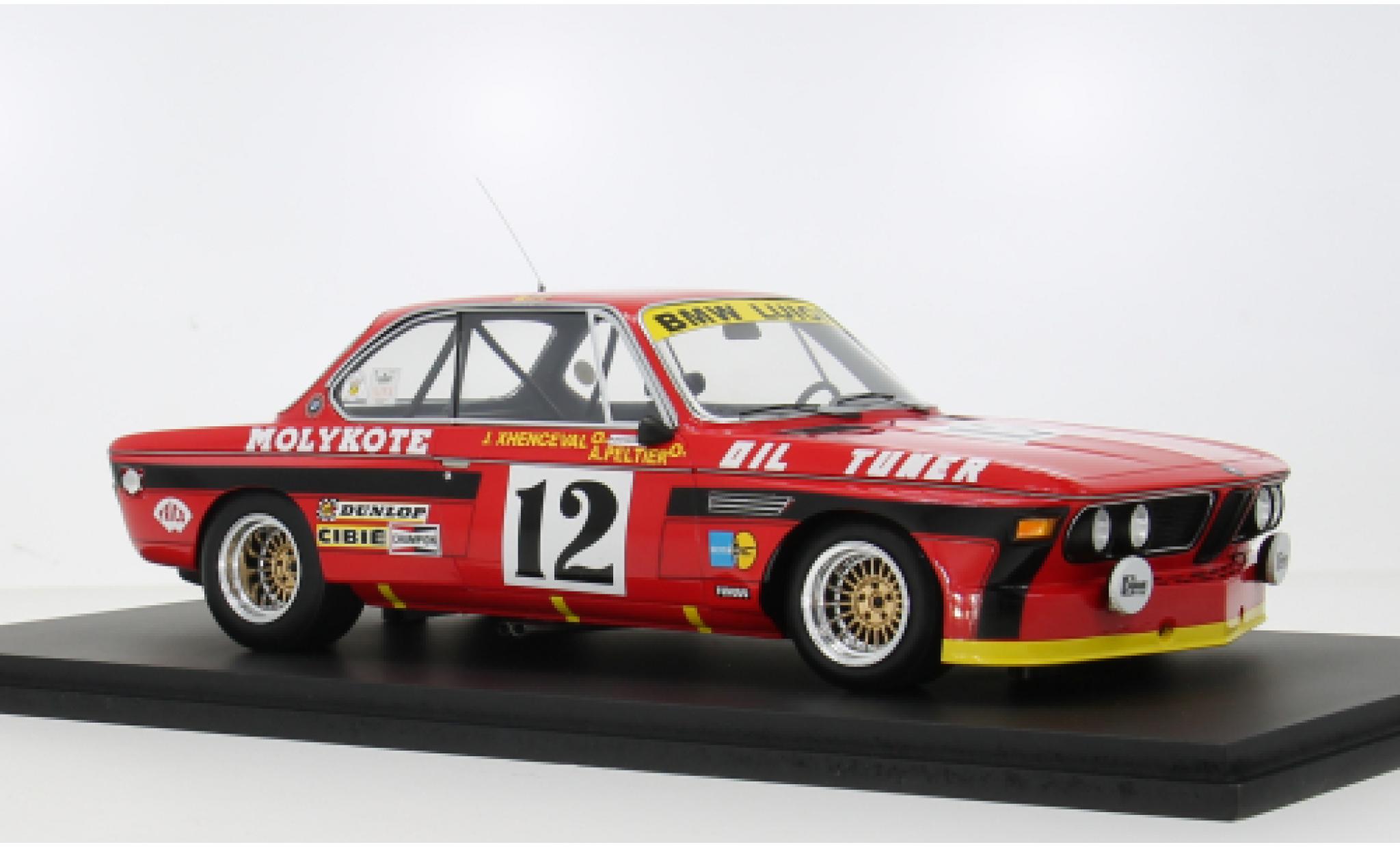 Bmw 3.0 1/18 Spark CSI 24h Spa 1974 #12 J.Xhenceval/A.Peltier 1:18 modelauto