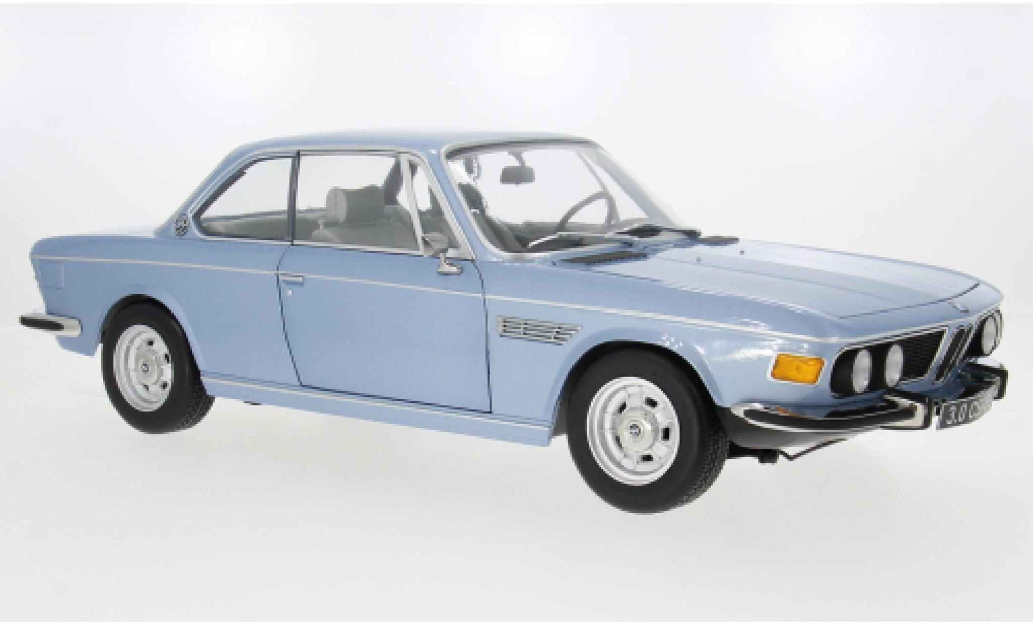 Bmw 3.0 1/12 KK Scale CSI (E9) blauw 1971 1:12 modelauto