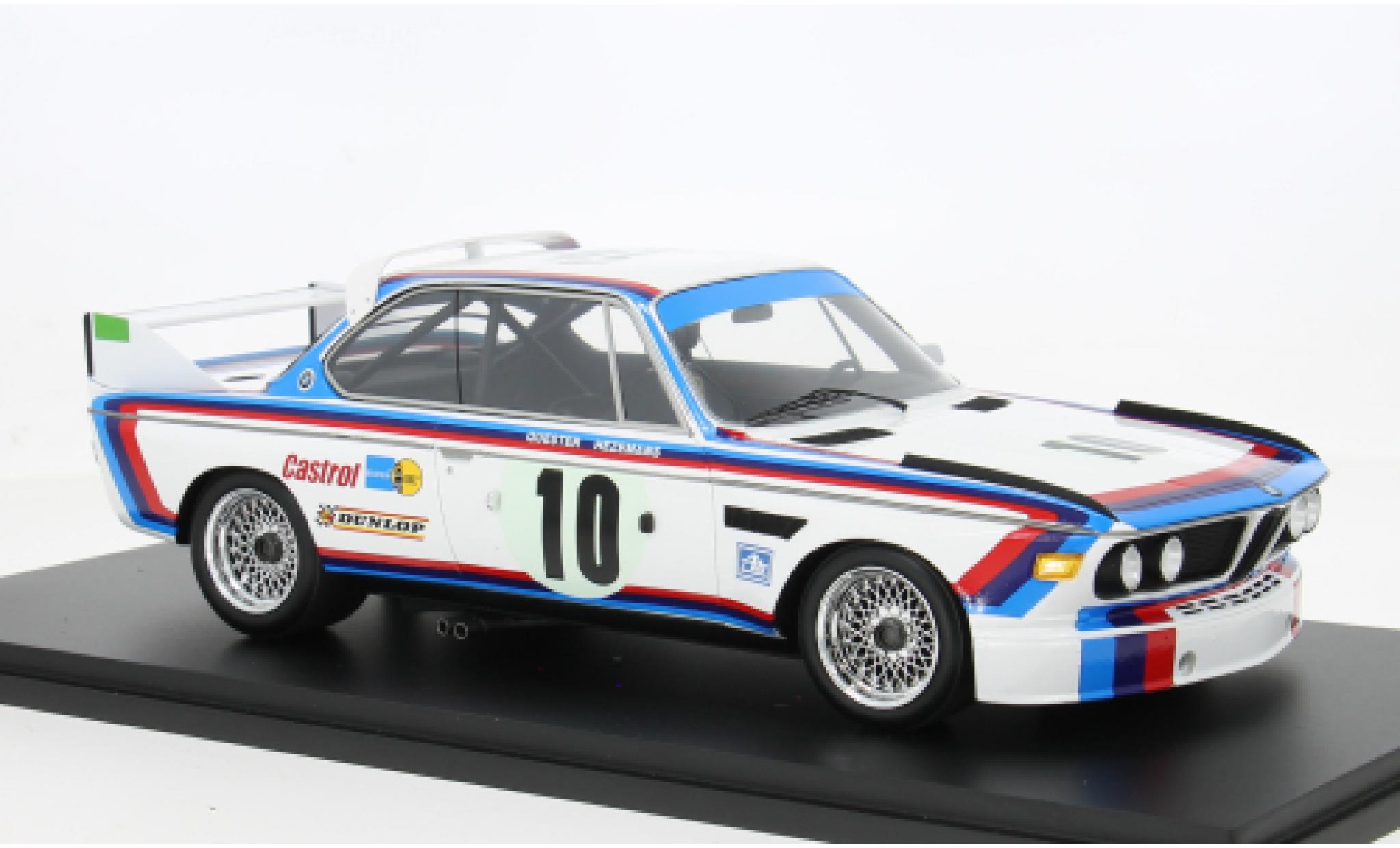 Bmw 3.0 1/18 Spark CSL 24h Spa 1973 #10 D.Quester/T.Hezemans 1:18 modelauto