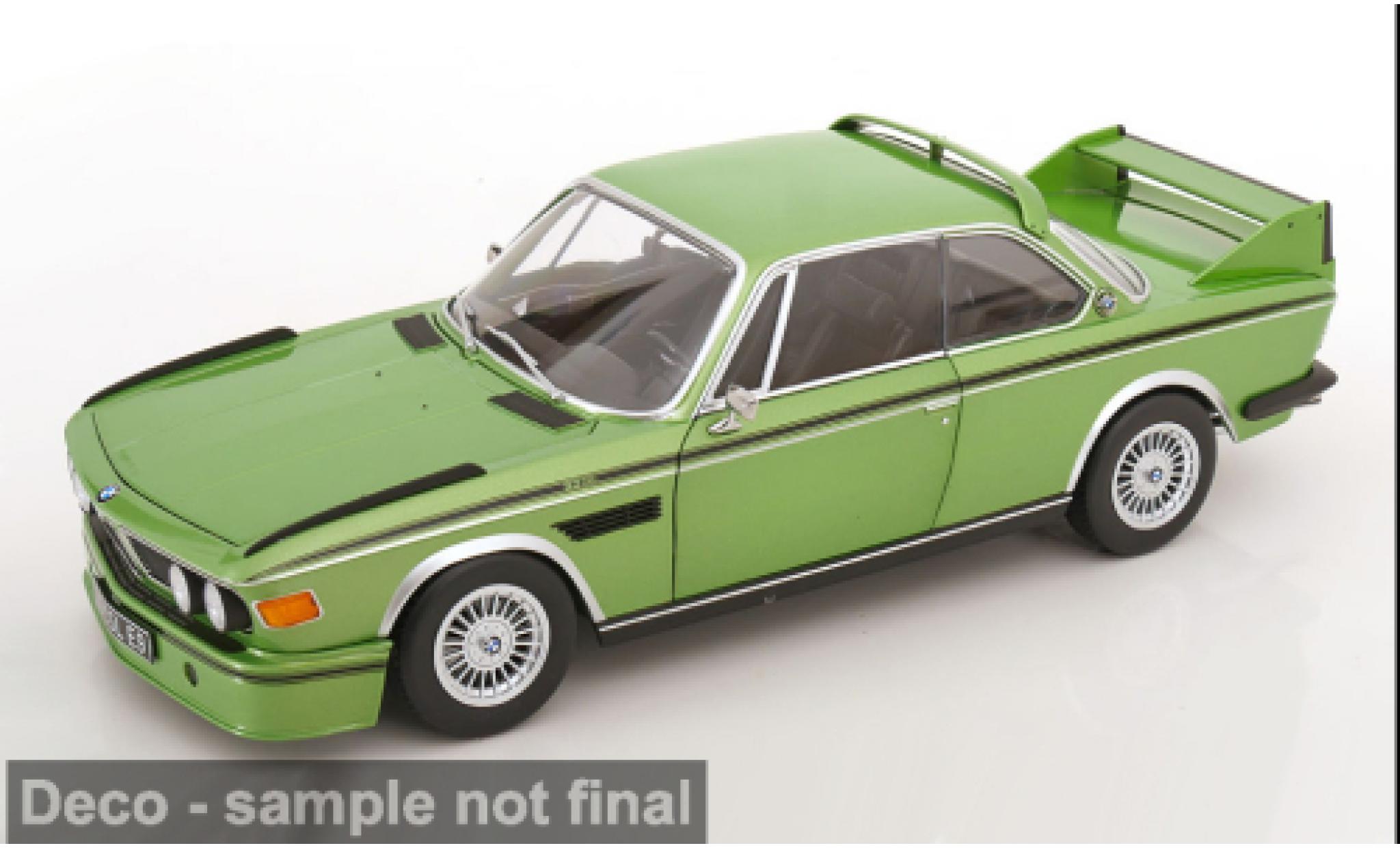Bmw 3.0 1/12 KK Scale CSL (E9) groen 1973 1:12 modelauto