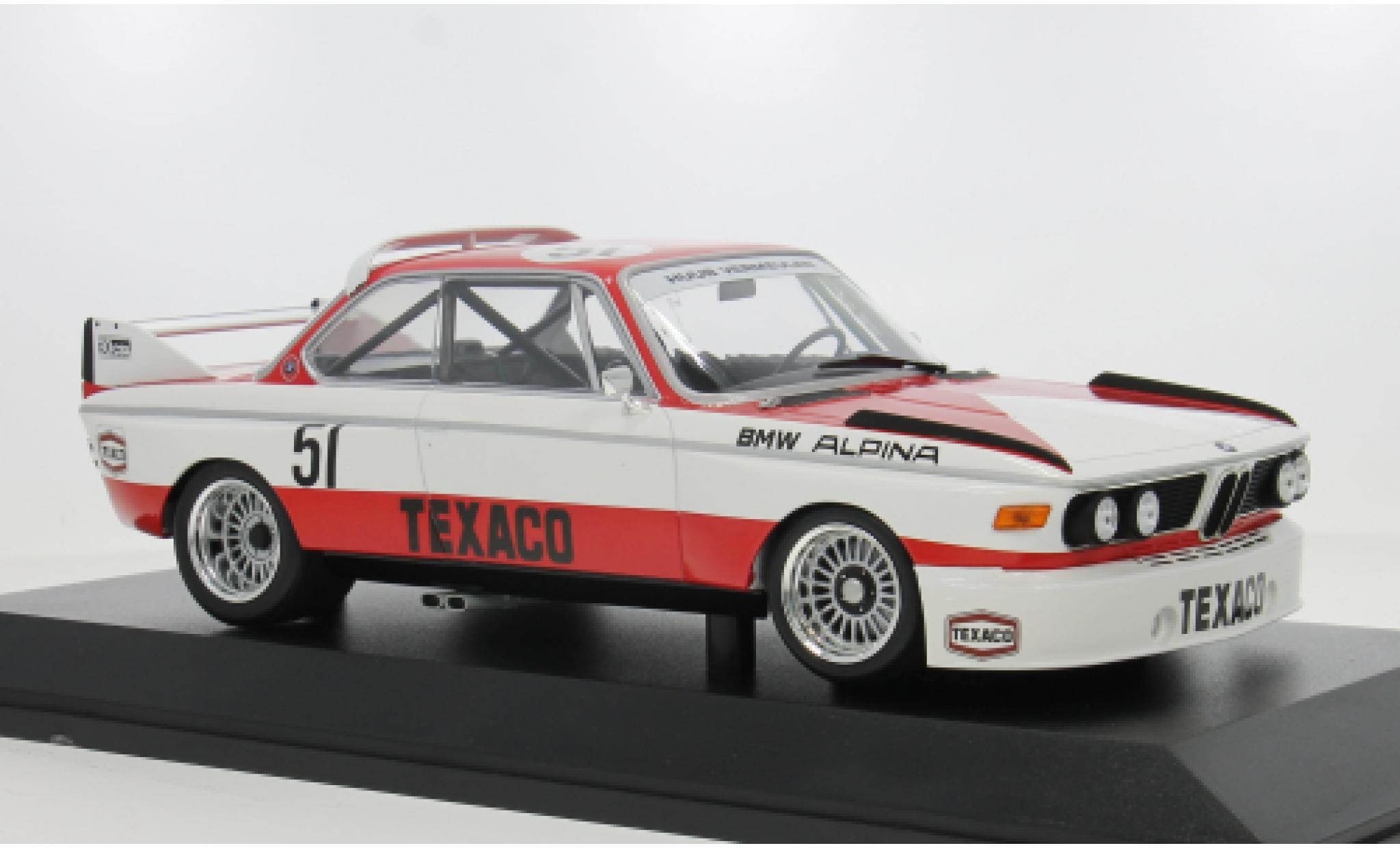 Bmw 3.0 1/18 Minichamps CSL GP Zandvoort 1974 Team Marlboro H.Vermeulen 1:18 modelauto