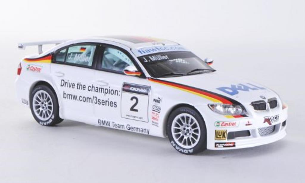 Bmw 320 WTCC 1/43 Spark WTCC Si No.2 Muller WTCC 2007 modelauto