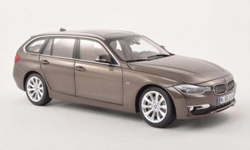 Bmw 335 F31 1/18 Paragon F31 Touring bruin 2012 modelauto