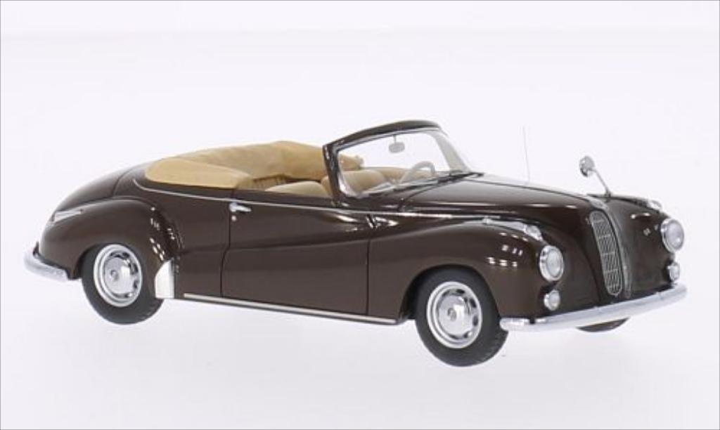 Bmw 502 1/43 Neo Cabriolet Autenrieth bruin 1956 modelauto
