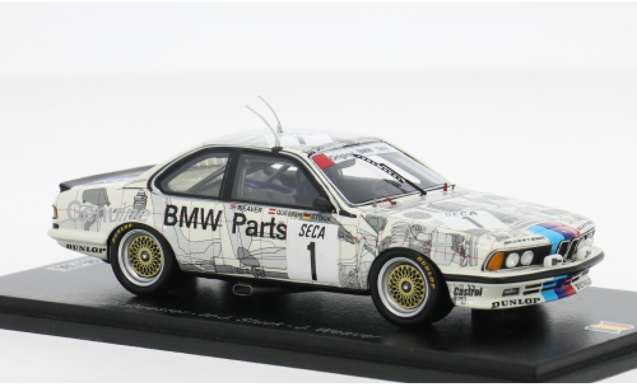 Bmw 635 1/43 Spark CSi 24h Spa 1984 #1 D.Quester/H-J.Stuck 1:43 modelauto